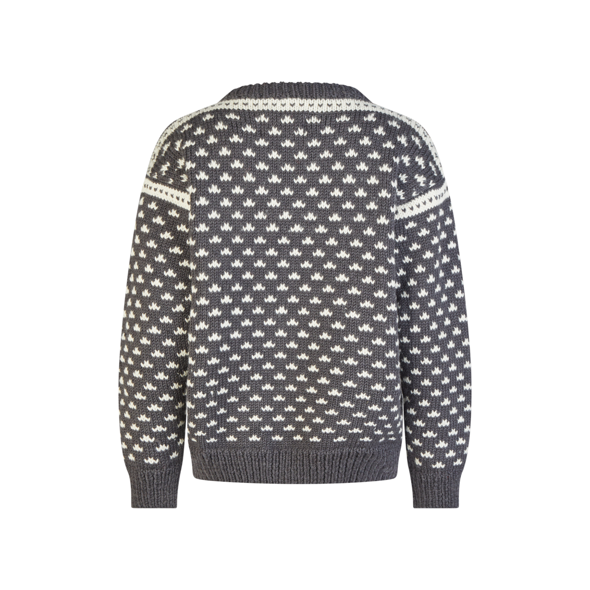 THC Schafwoll Strickpullover anthrazit 131 3