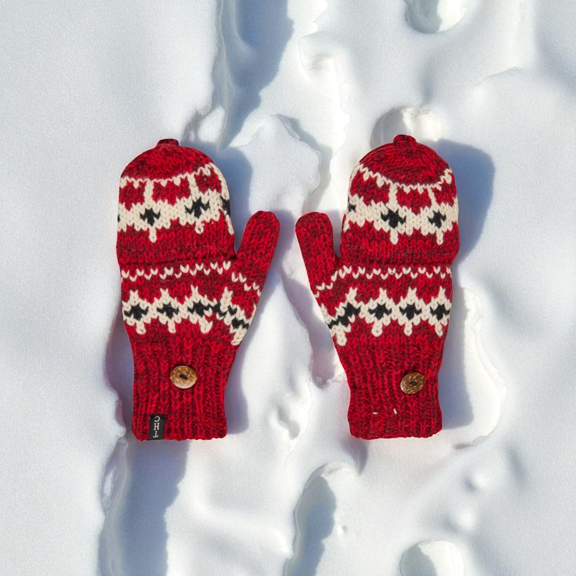 THC Klapphandschuhe 601 Norweger rot 4