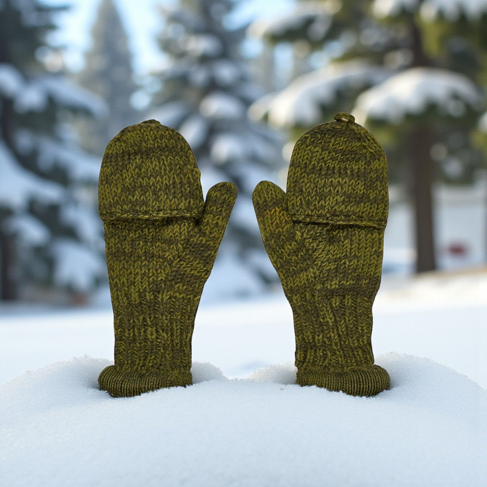 THC Klapphandschuhe 720 grün 5