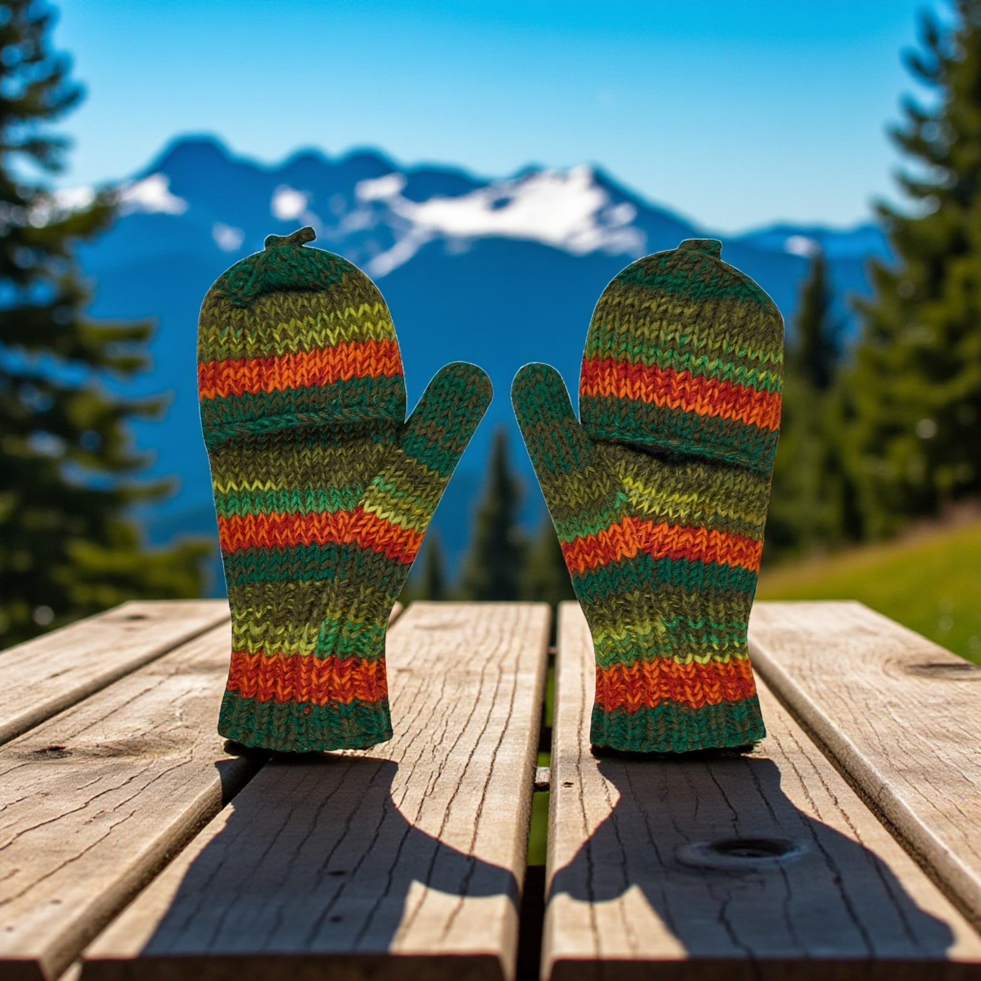 THC Klapphandschuhe 804 bunt 5