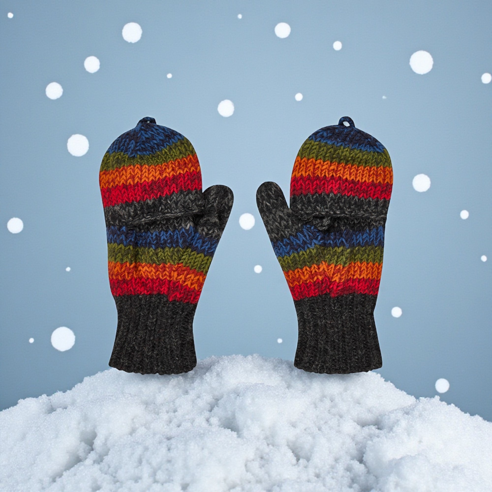 THC Klapphandschuhe 814 bunt 4