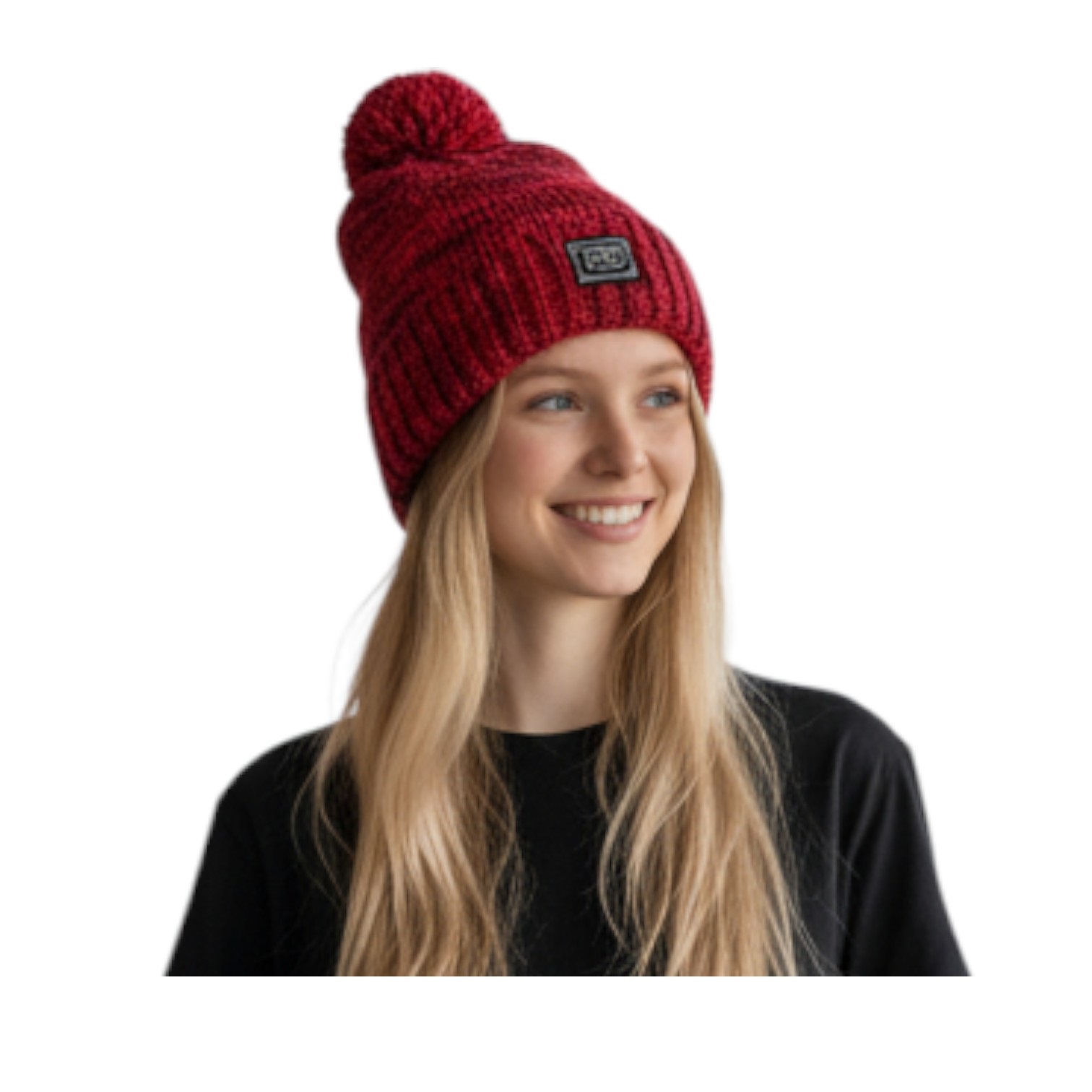 THC Schafwoll Pudelmütze 715 rot 5