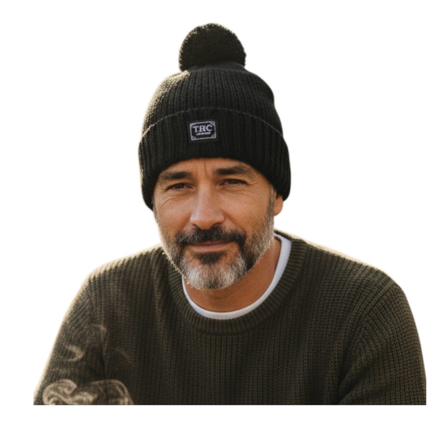 THC Schafwoll Pudelmütze 721 schwarz 4