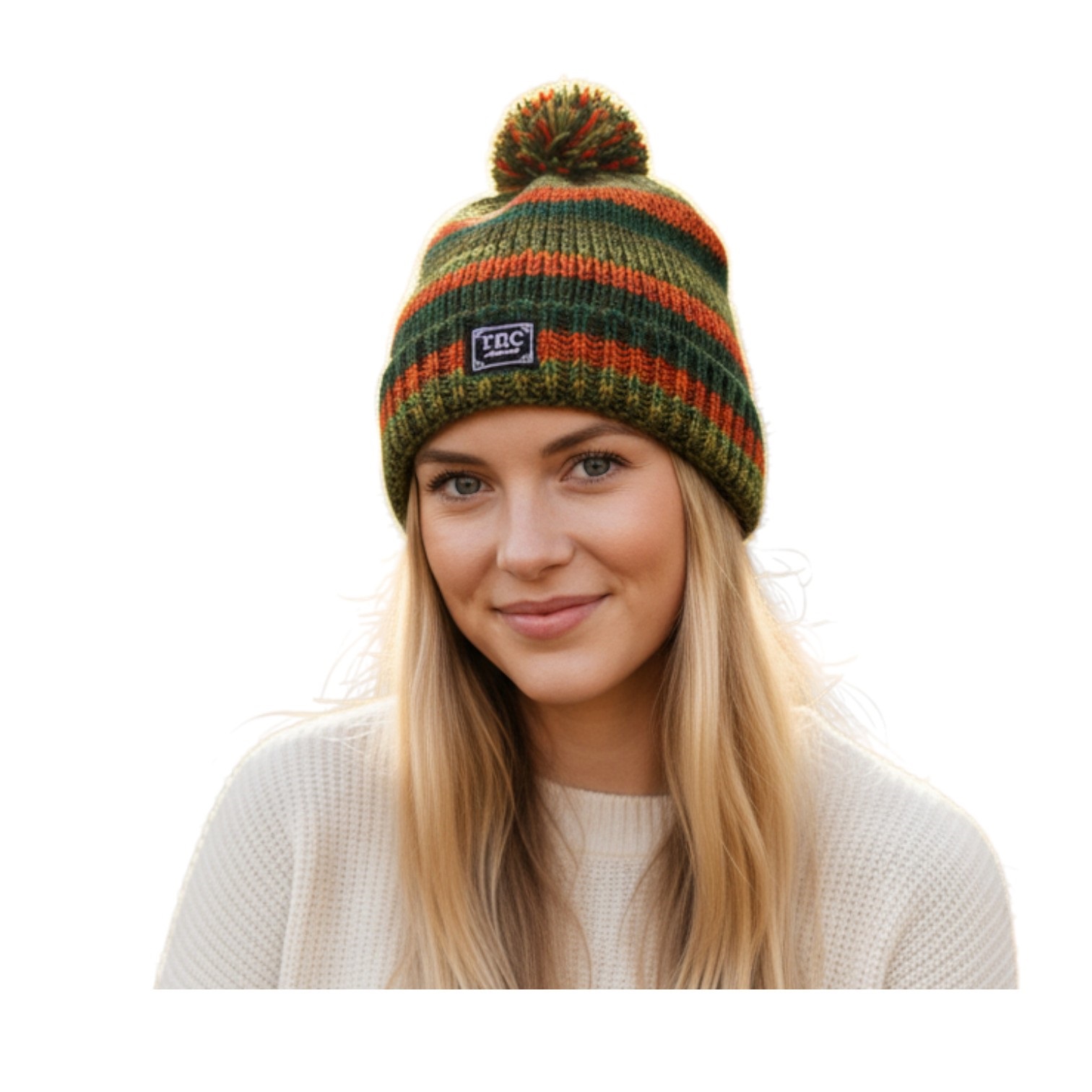 THC Schafwoll Pudelmütze 804 grün 5