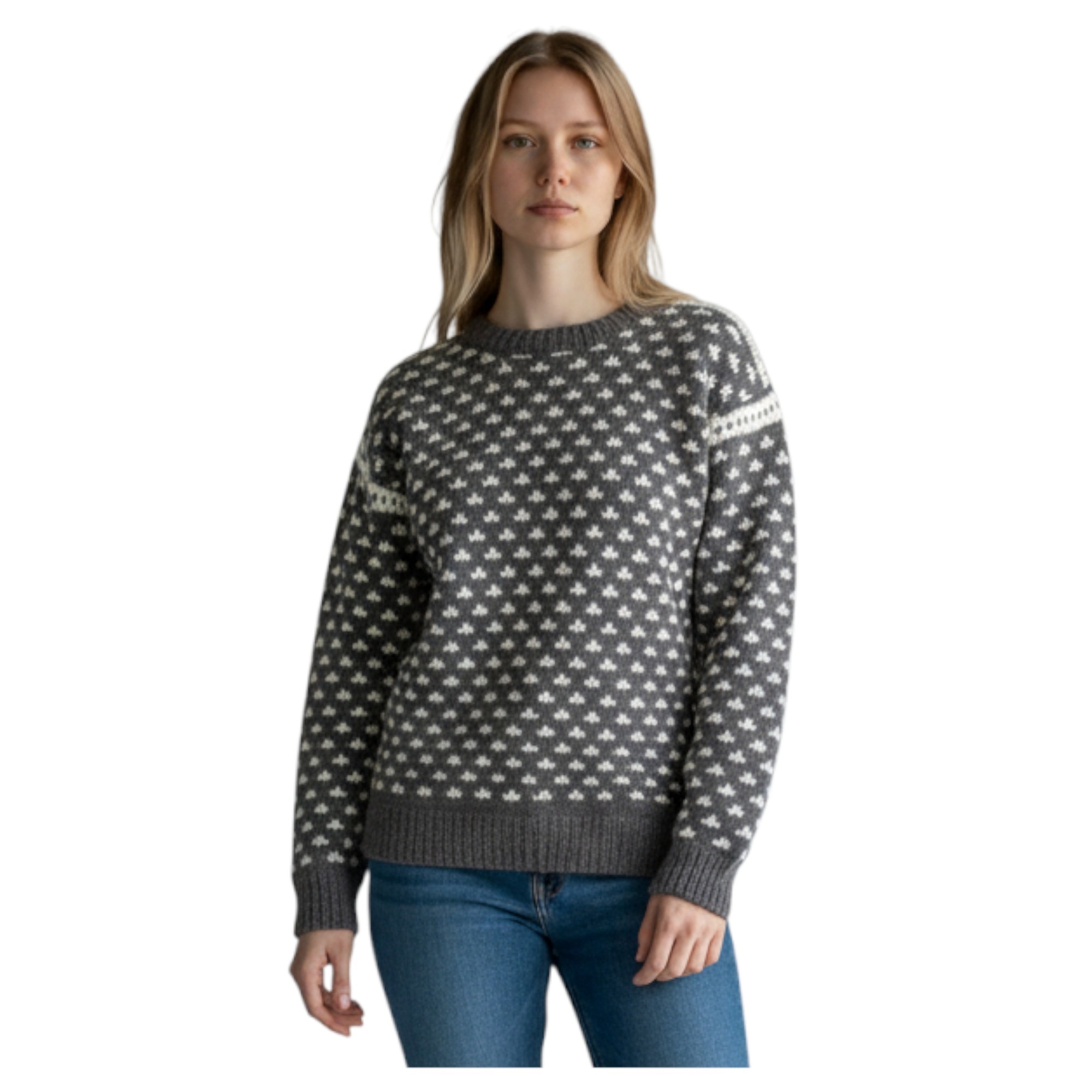 THC Schafwoll Strickpullover anthrazit 131 5