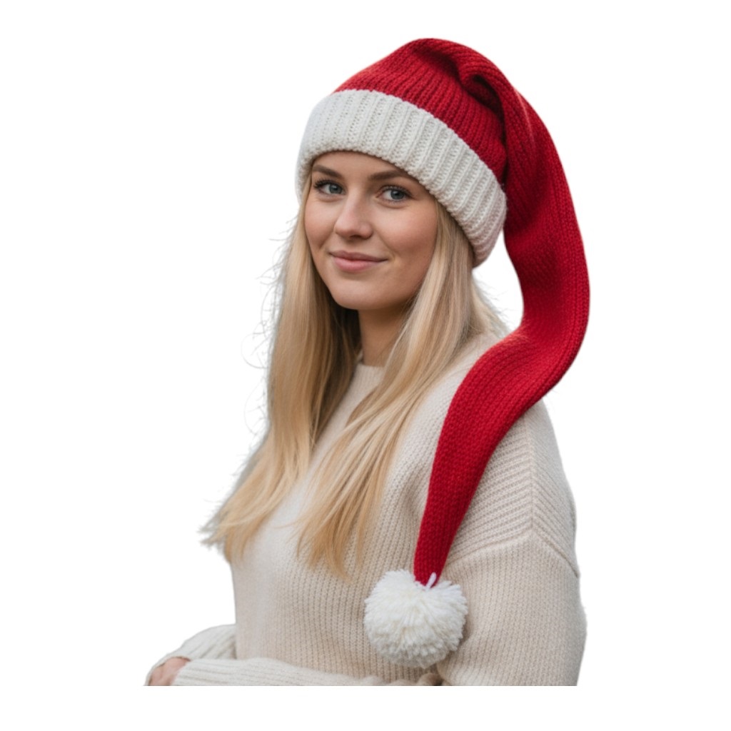 THC Schafwoll Zipfelmütze 600 rot 5