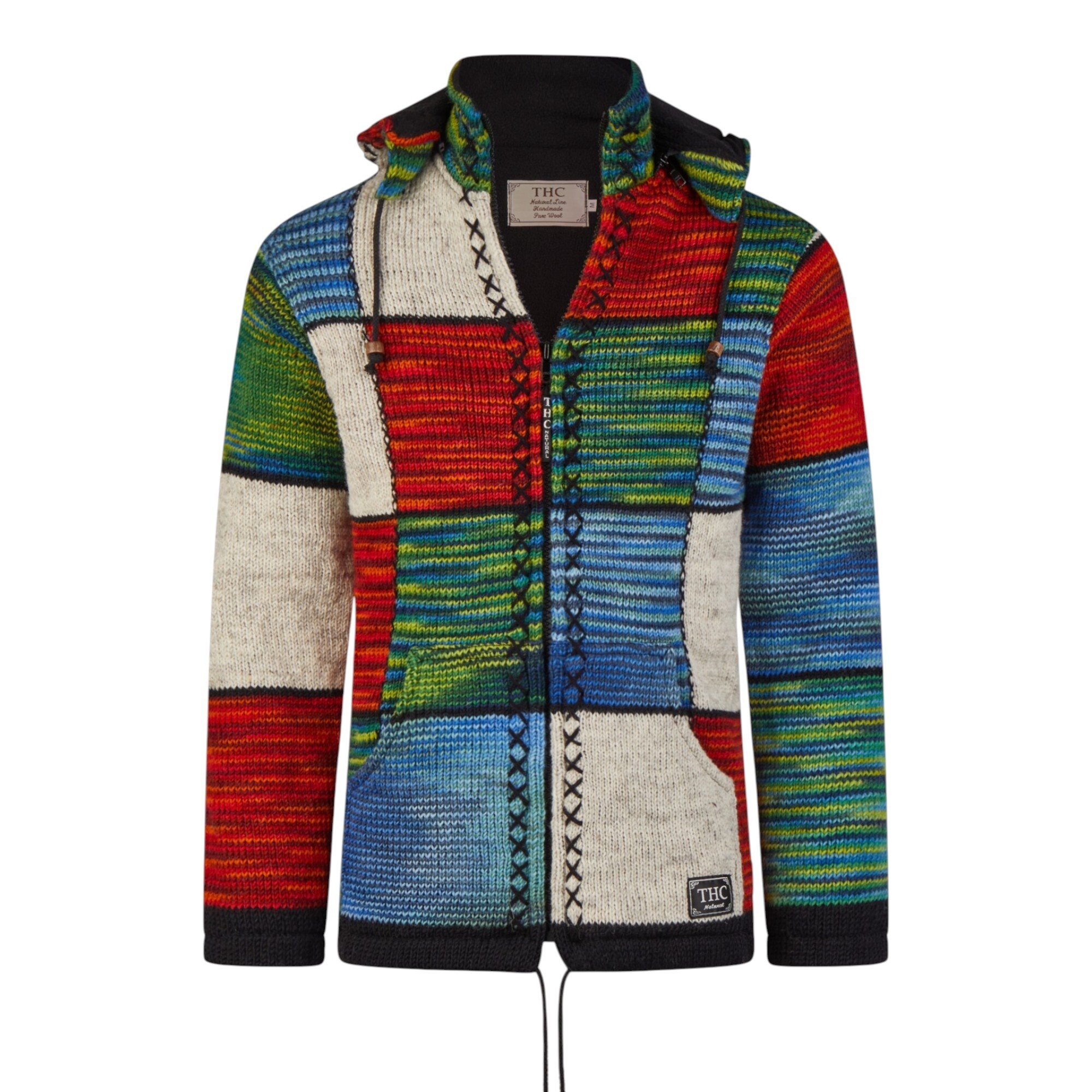 THC Strickjacke 803 Quadrate