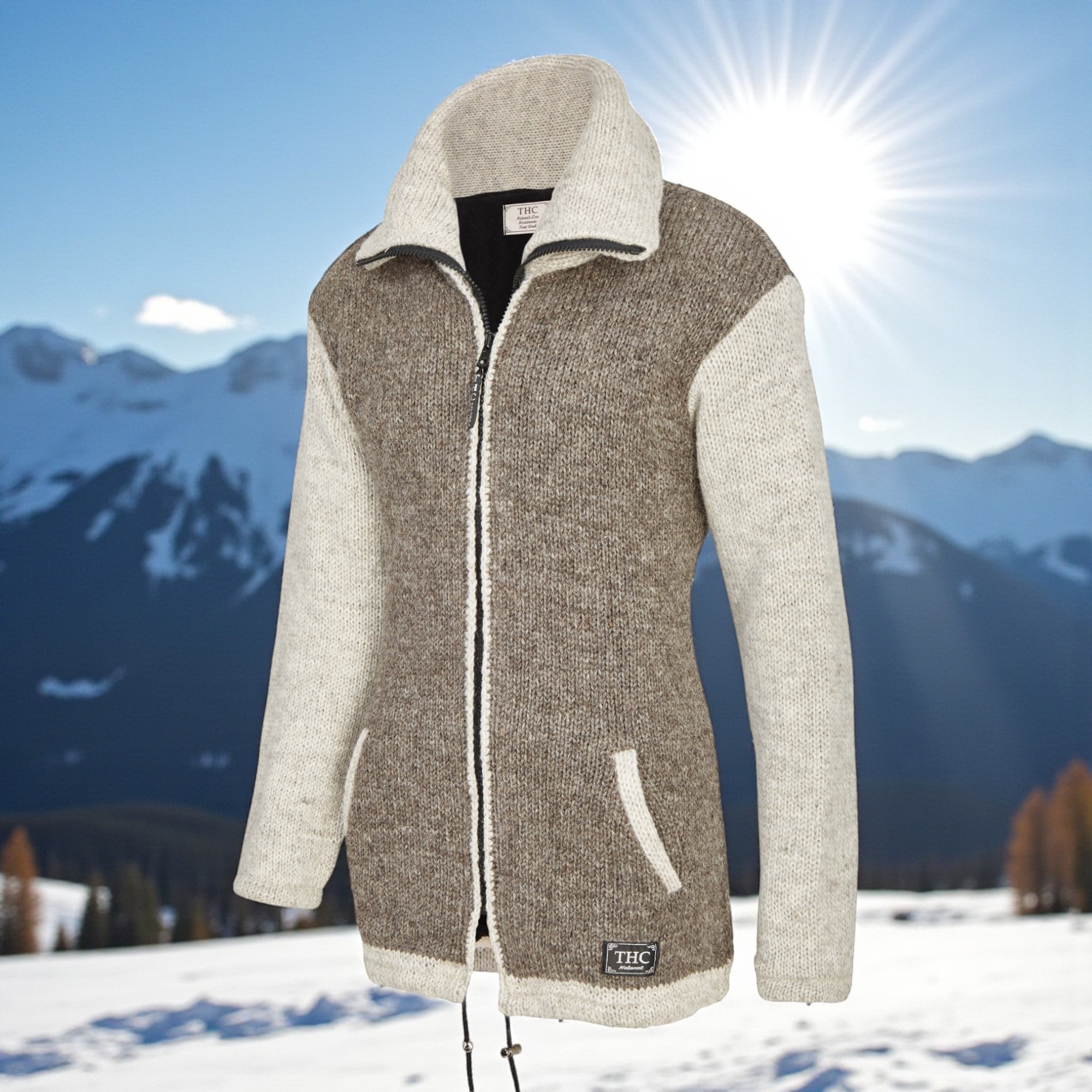 THC Strickmantel 902 beige 5