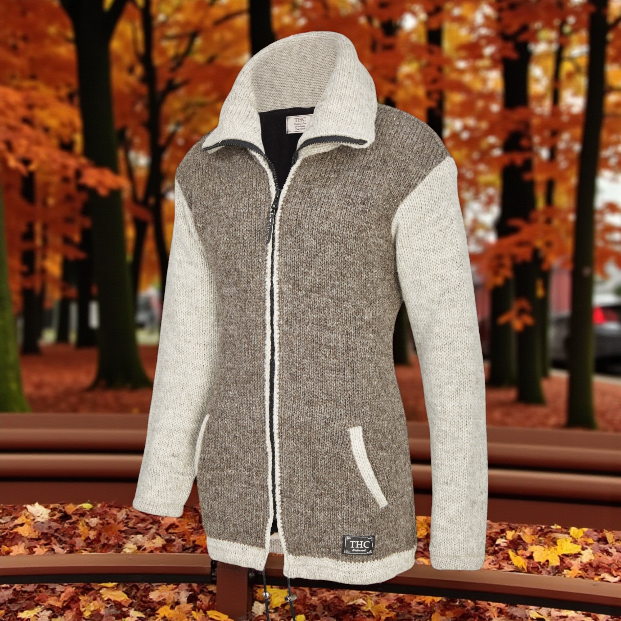 THC Strickmantel 902 beige 7