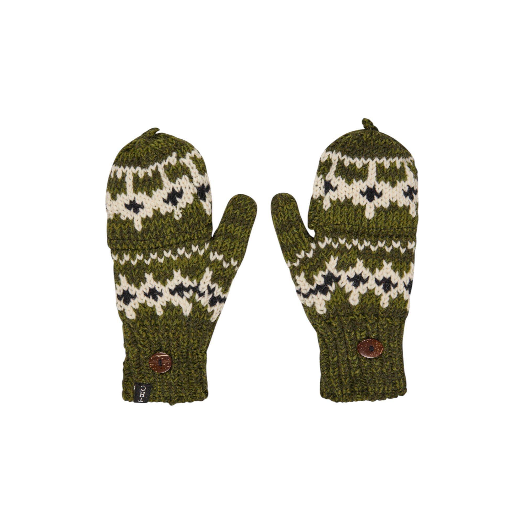 THC Klapphandschuhe 607 Norweger grün