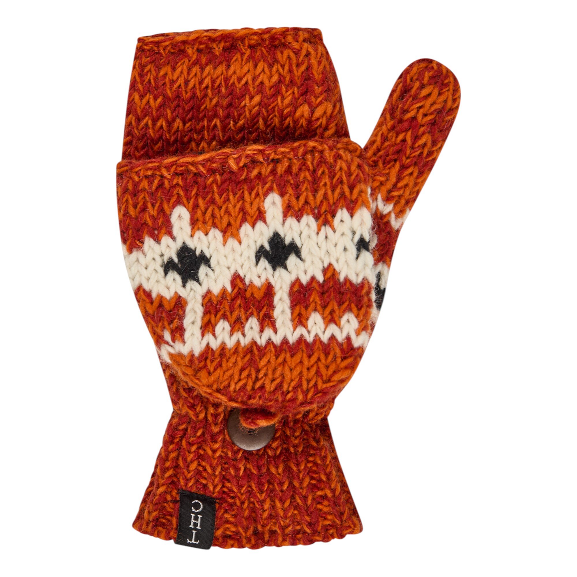 THC Klapphandschuhe 619 Norweger orange 3