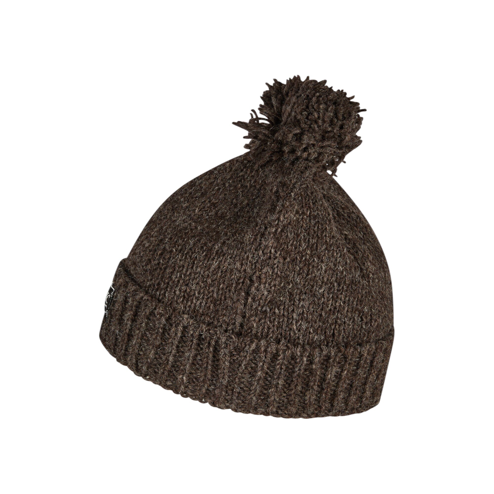 THC Schafwoll Pudelmütze 506 braun