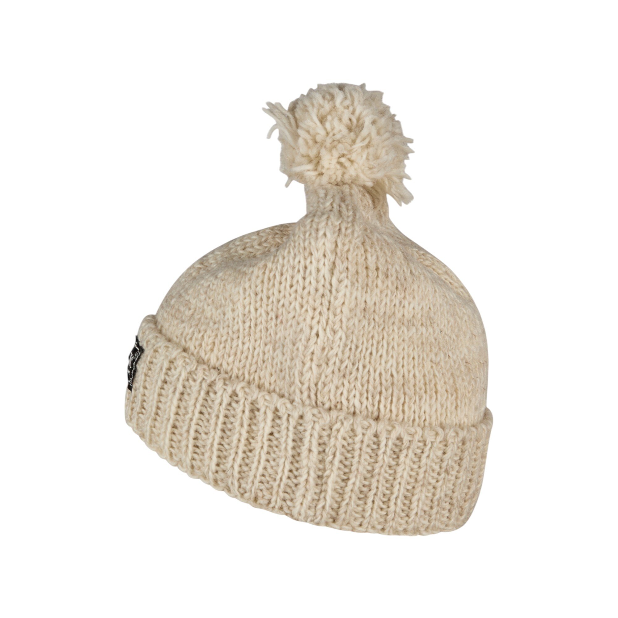 THC Schafwoll Pudelmütze 713 weiß