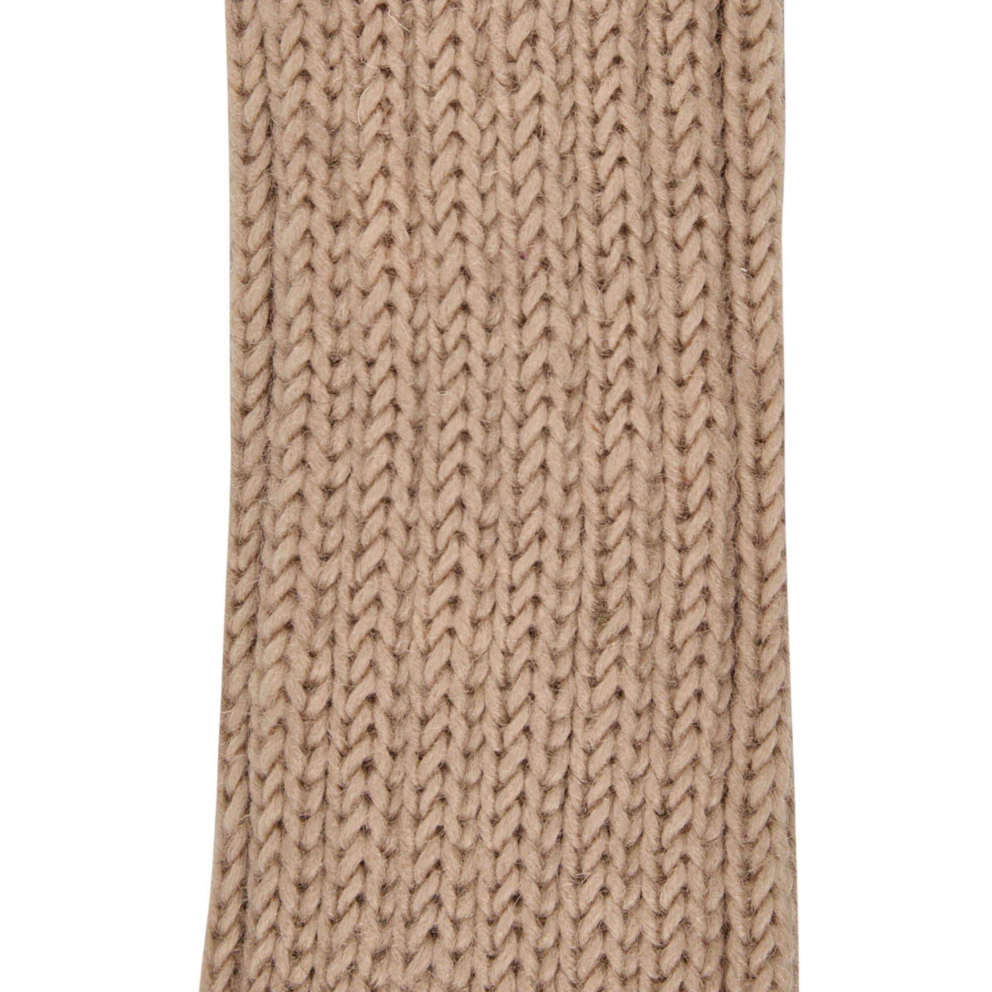 THC Schafwoll Stulpen beige