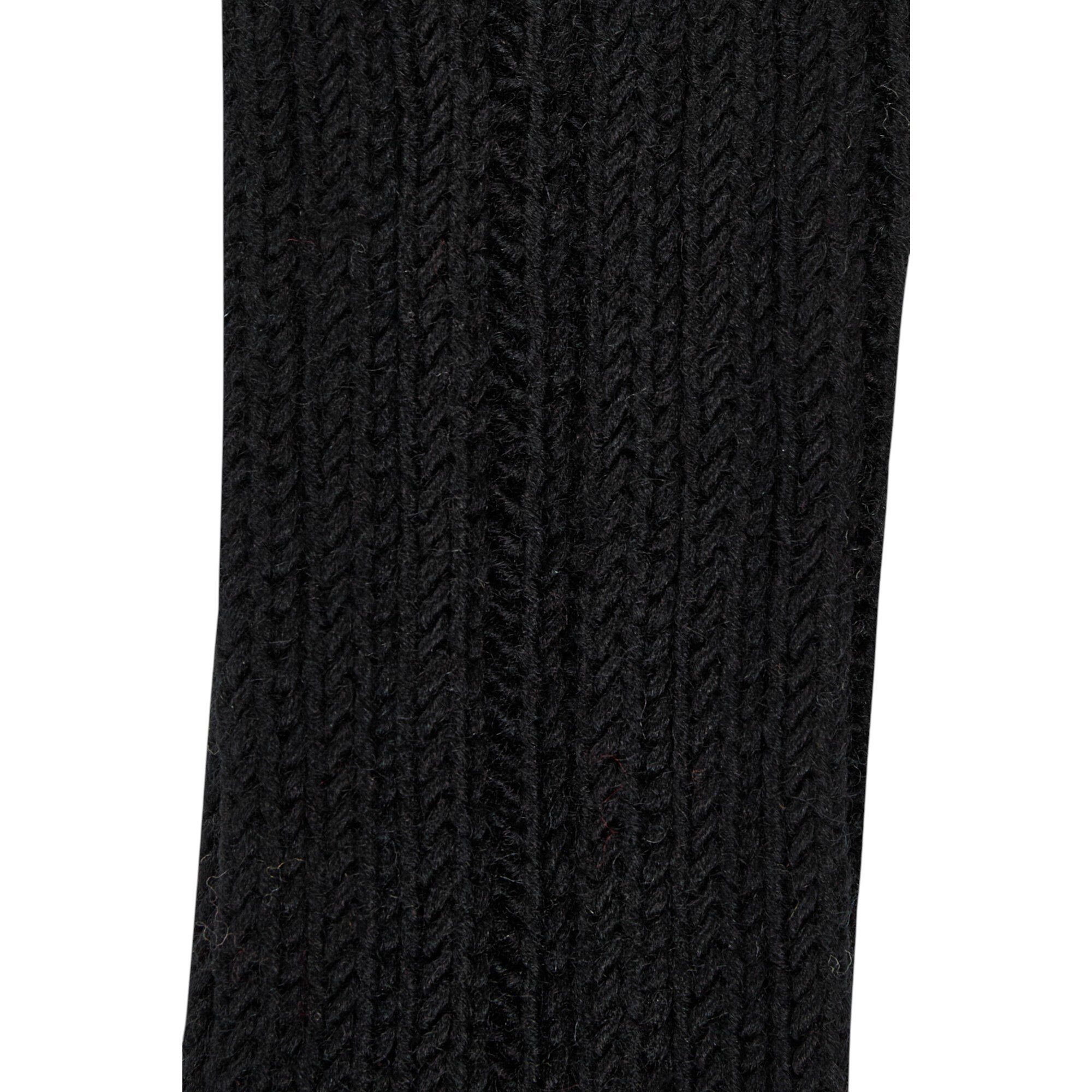 THC Schafwoll Stulpen schwarz