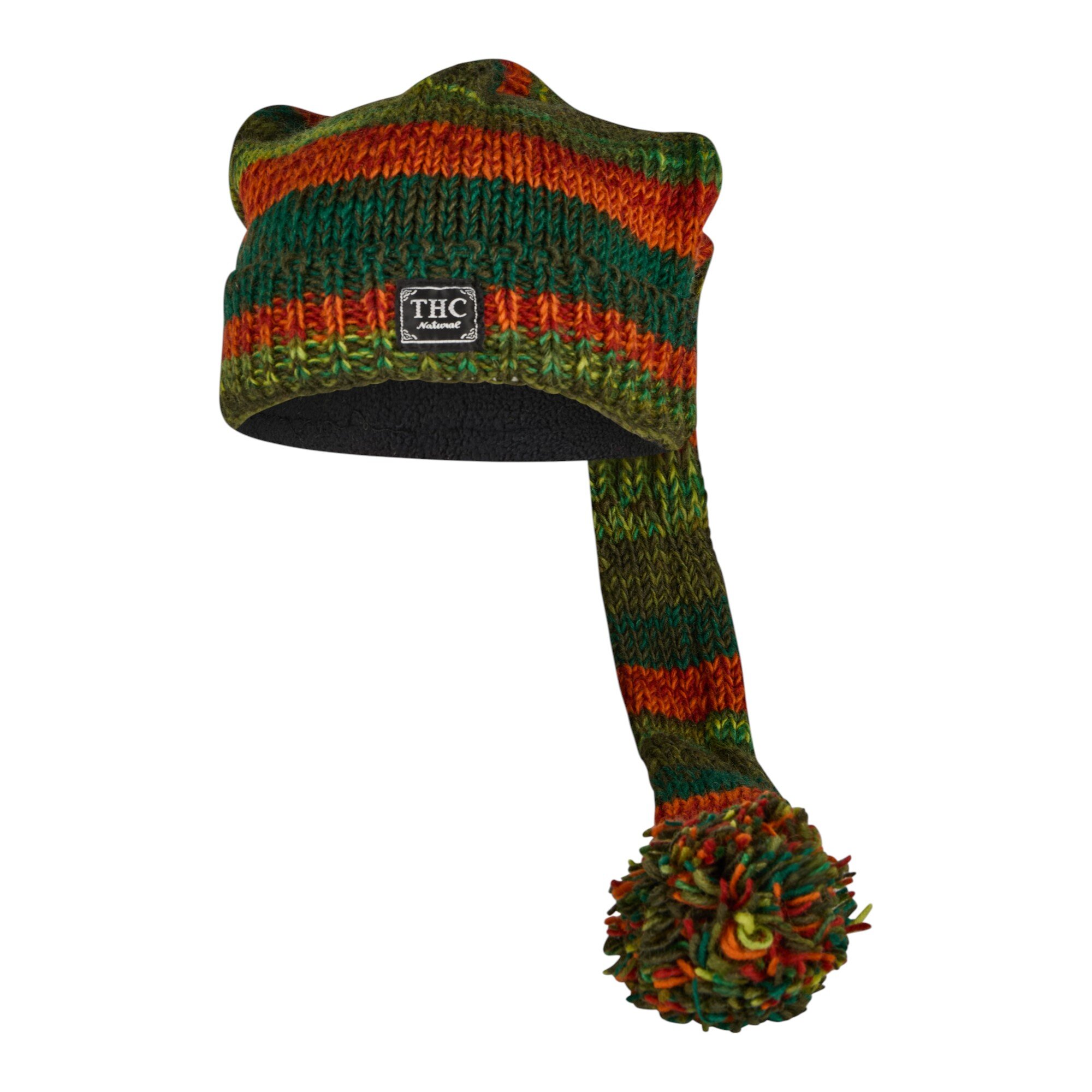 THC Schafwoll Zipfelmütze 804 grün