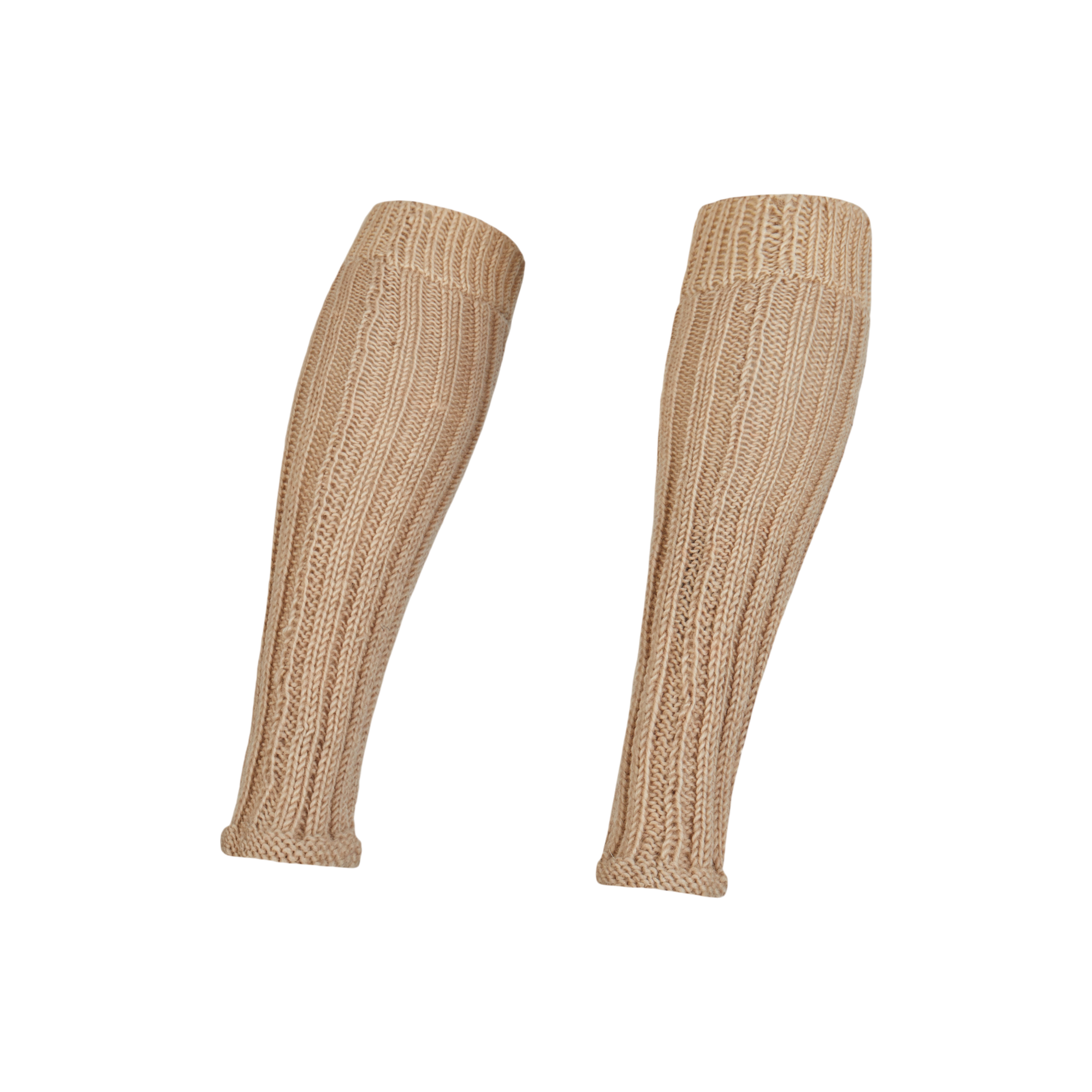 THC Schafwoll Stulpen beige