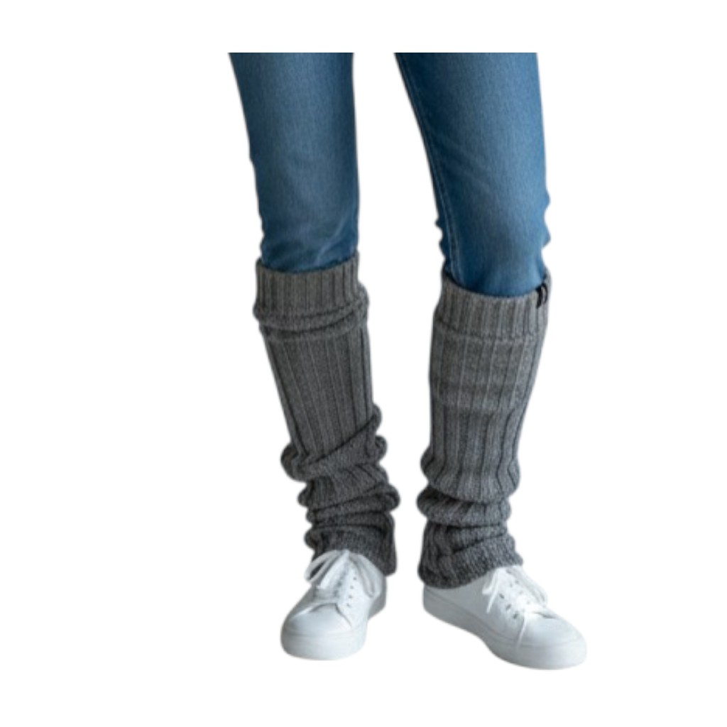 THC Schafwoll Stulpen grau 4