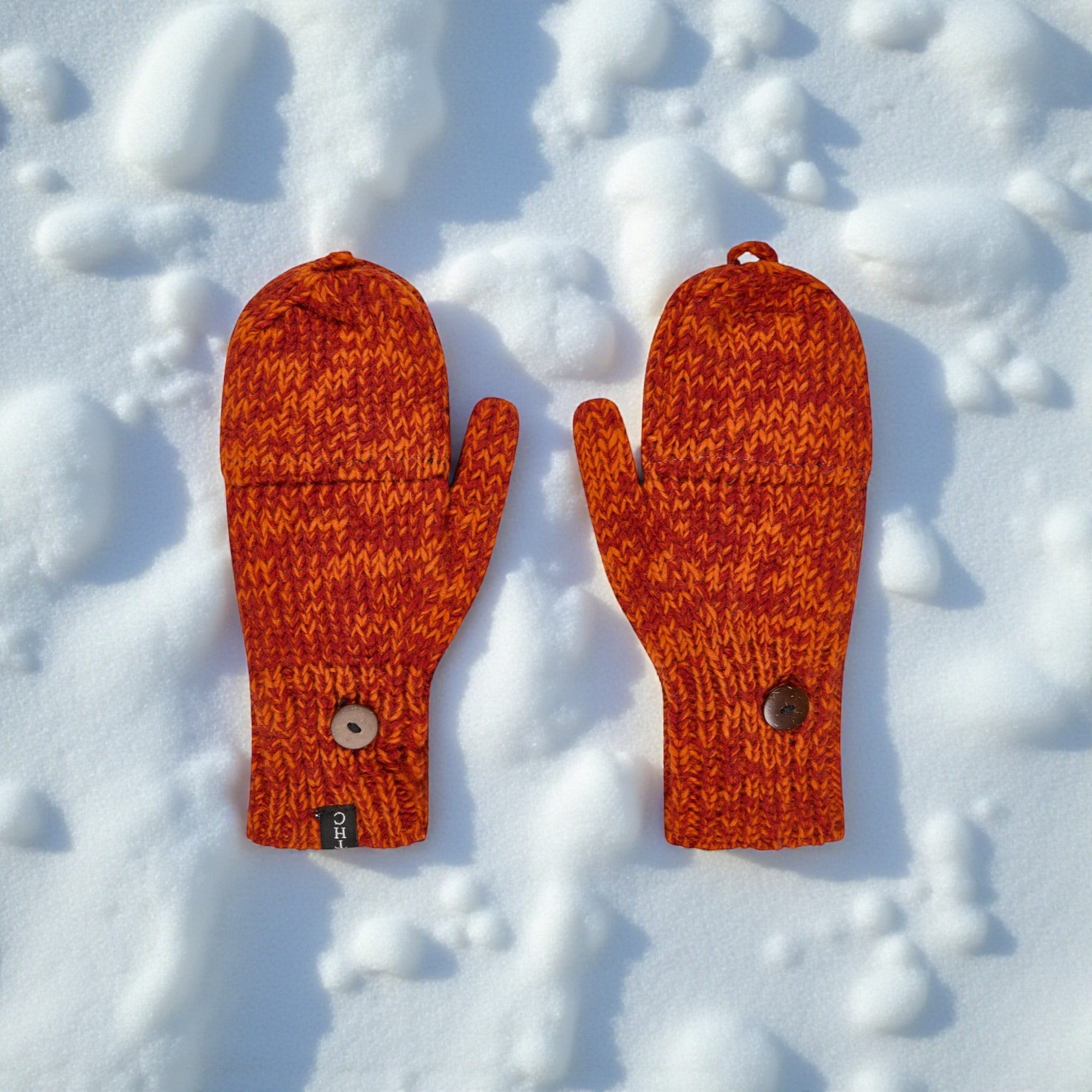 THC Klapphandschuhe 719 orange 5