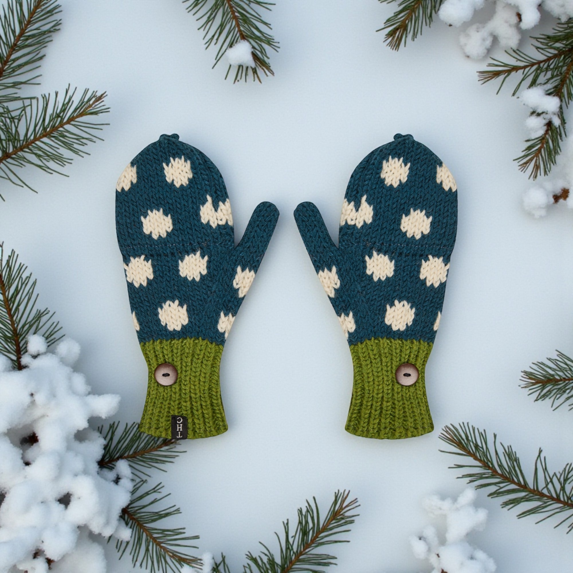 THC Klapphandschuhe 842 gepunktet 4