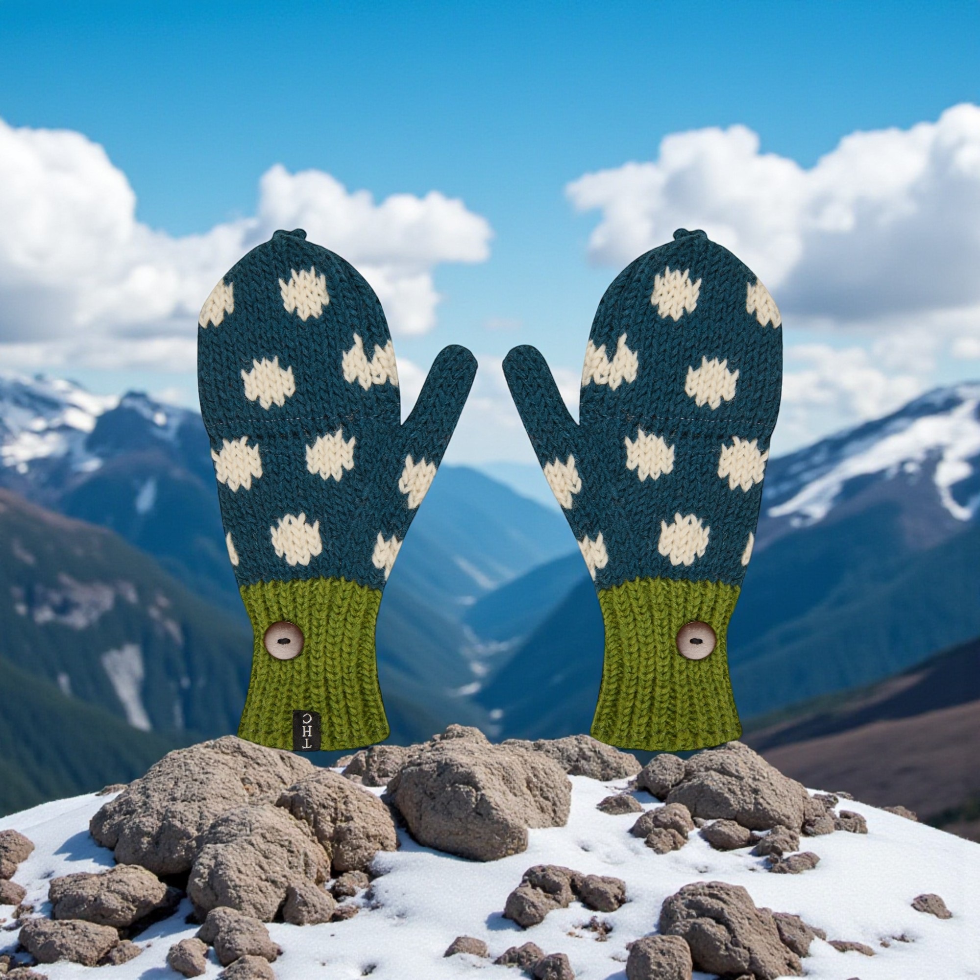 THC Klapphandschuhe 842 gepunktet 5