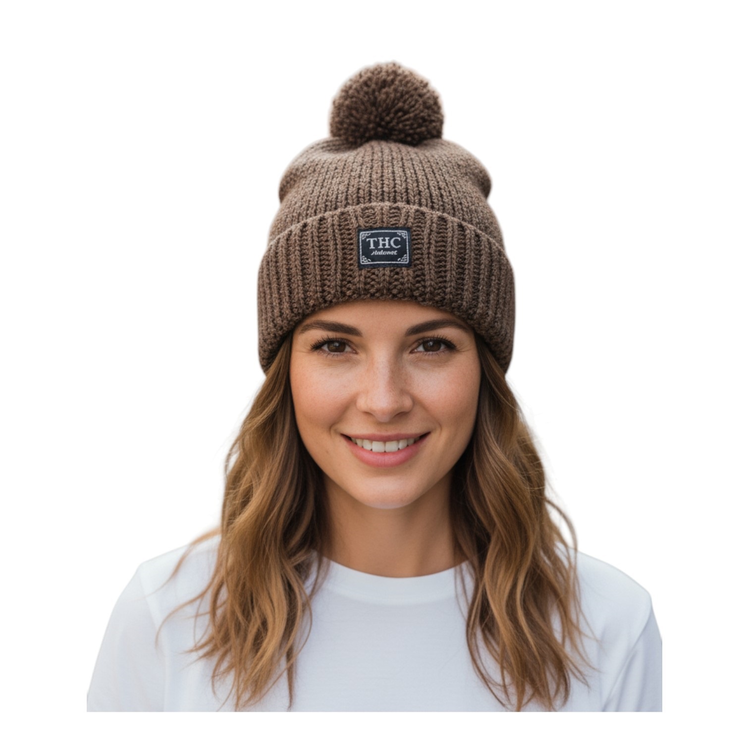 THC Schafwoll Pudelmütze 506 braun 5