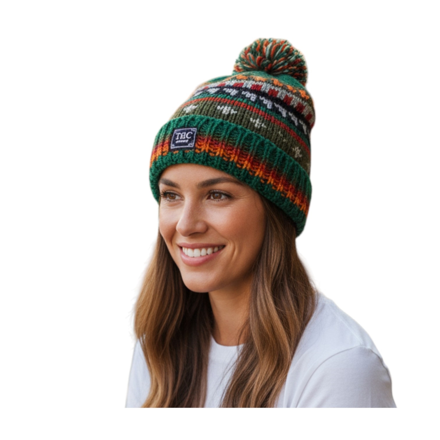 THC Schafwoll Pudelmütze 800 bunt 5