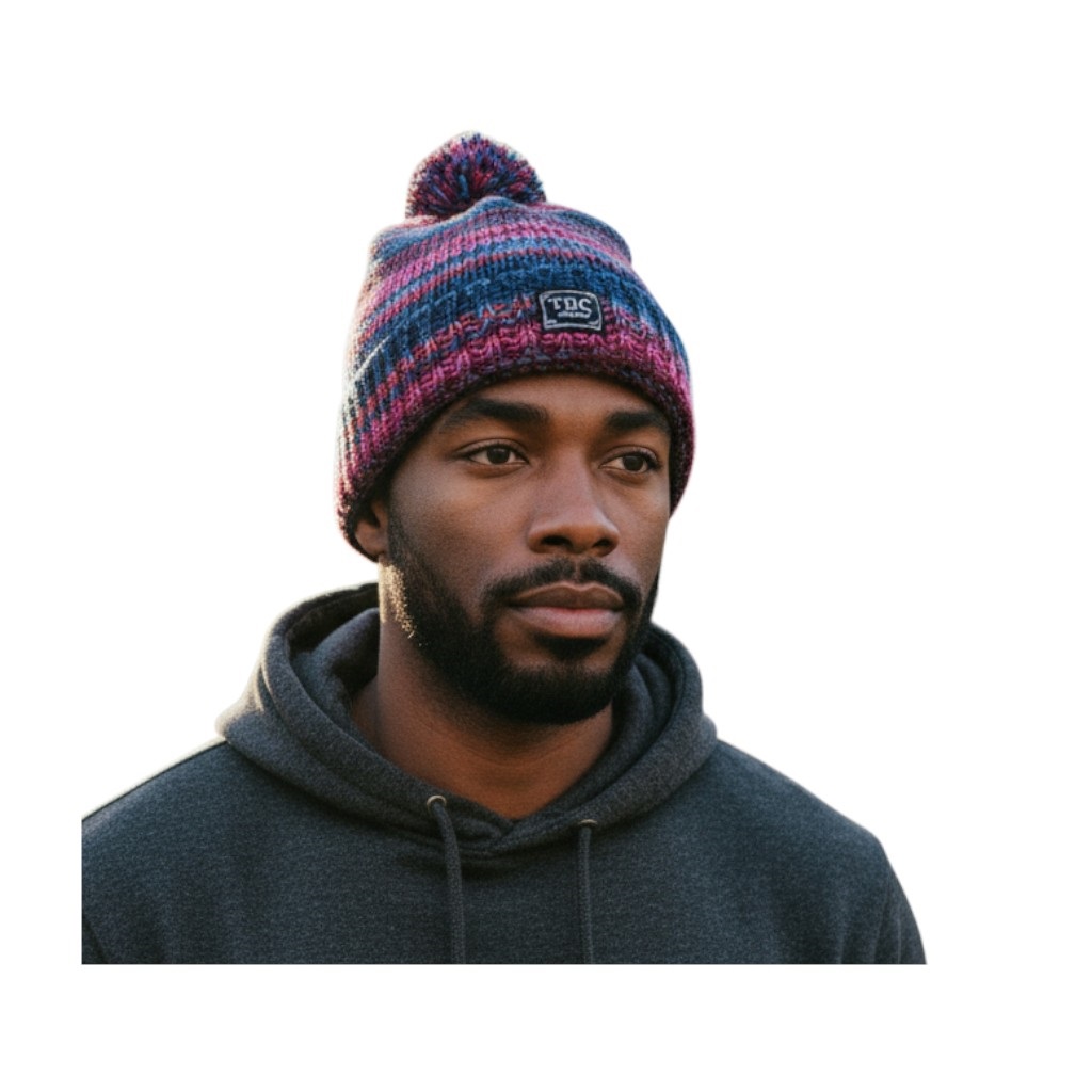 THC Schafwoll Pudelmütze 805 lila 4