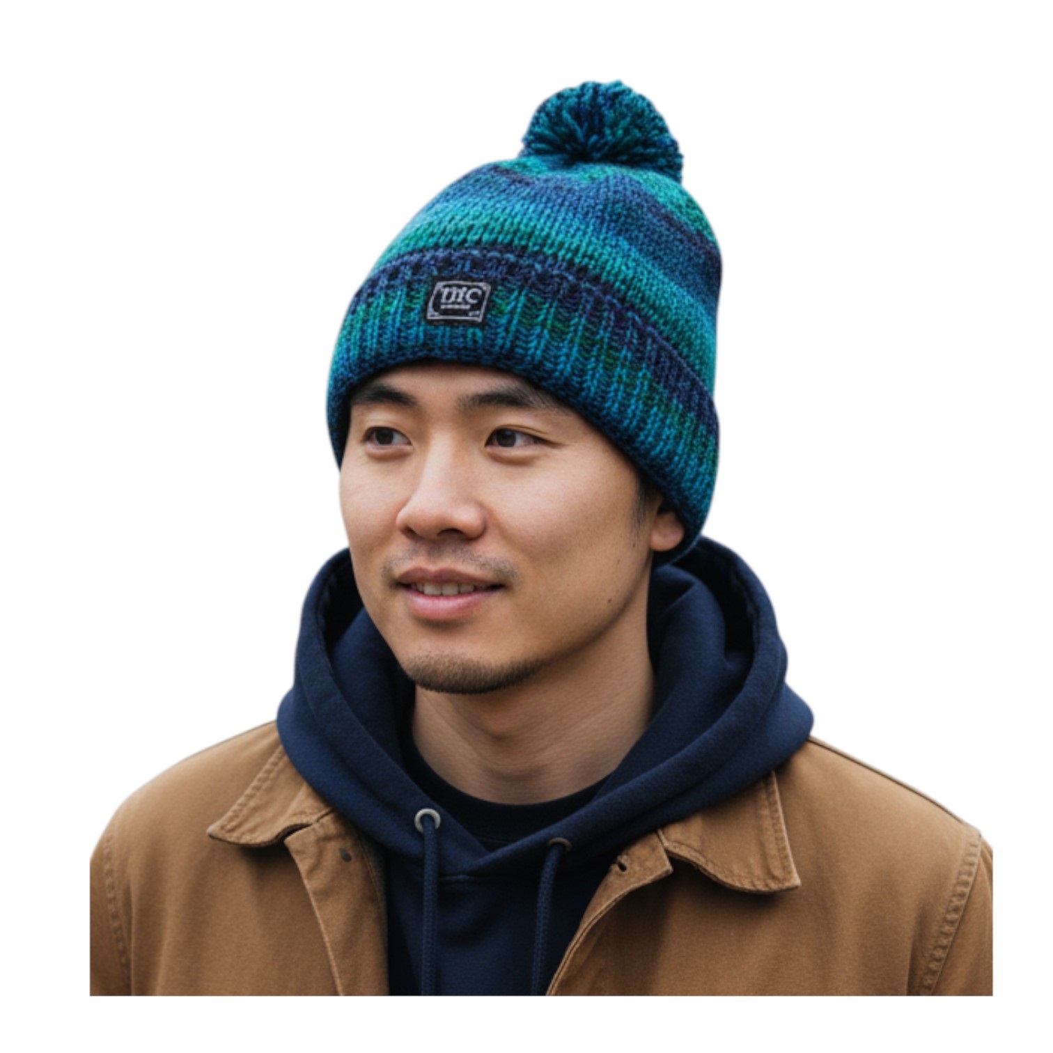 THC Schafwoll Pudelmütze 806 blau 4