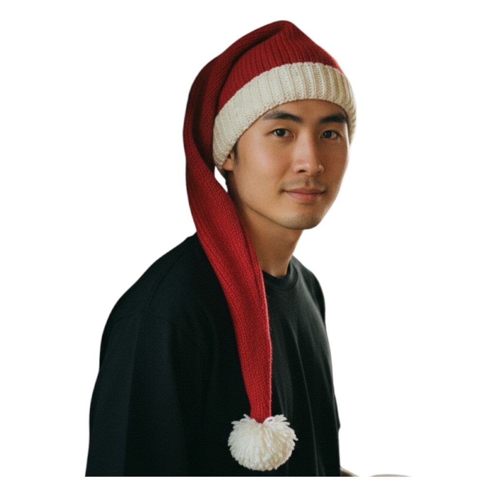 THC Schafwoll Zipfelmütze 600 rot