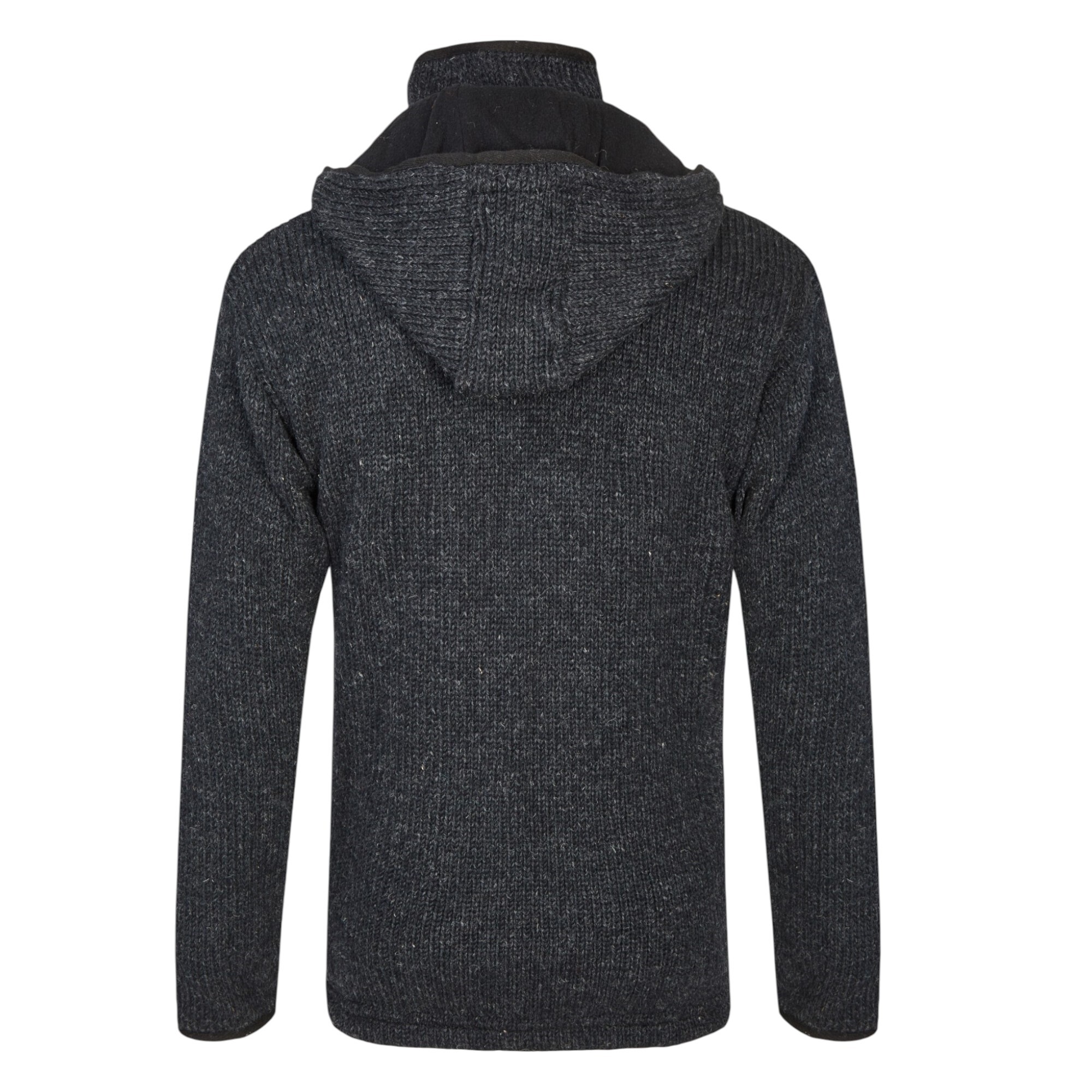 THC Schafwollstrickjacke anthrazit 509