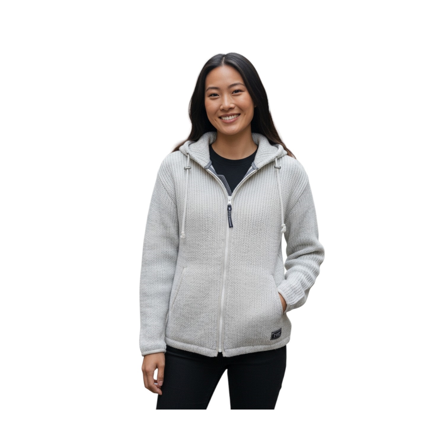 THC Strickjacke 623 weiß 6