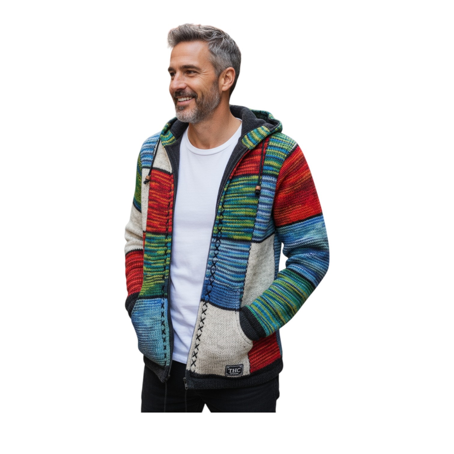 THC Strickjacke 803 Quadrate 7