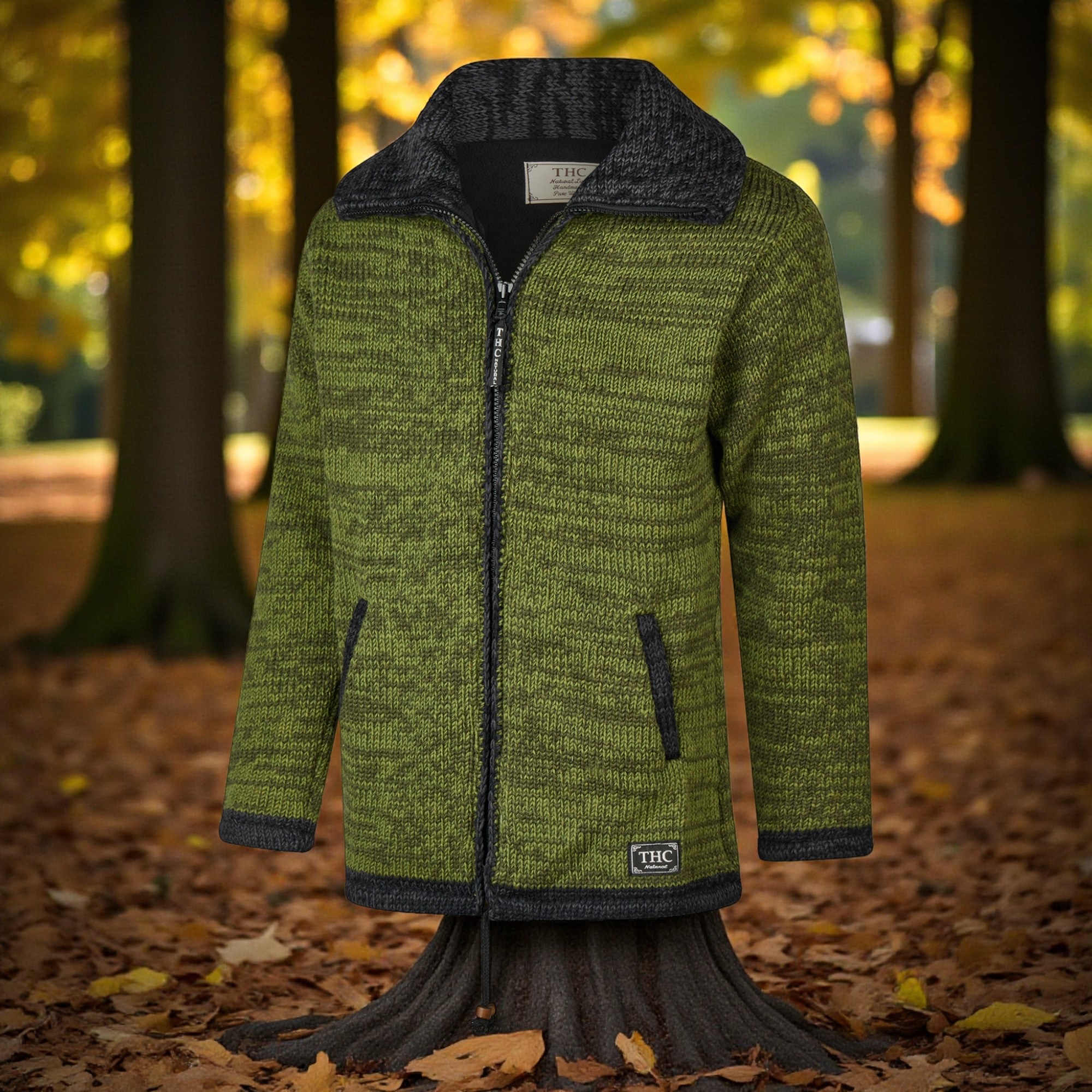 THC Strickmantel 904 grün 5