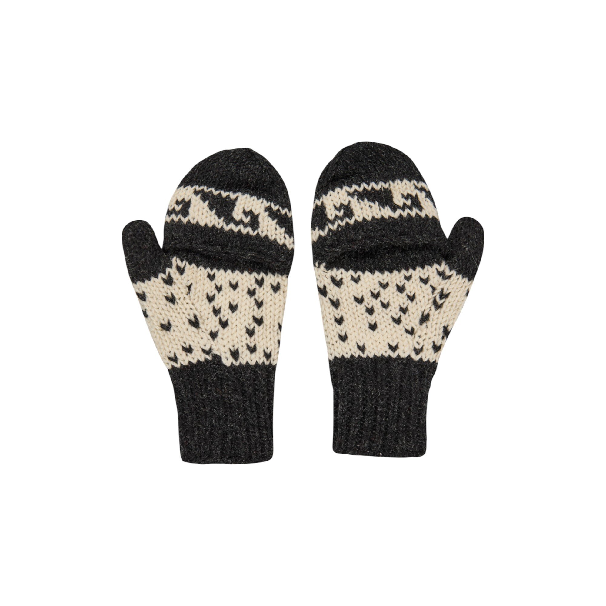 THC Klapphandschuhe 606 Rentier schwarz