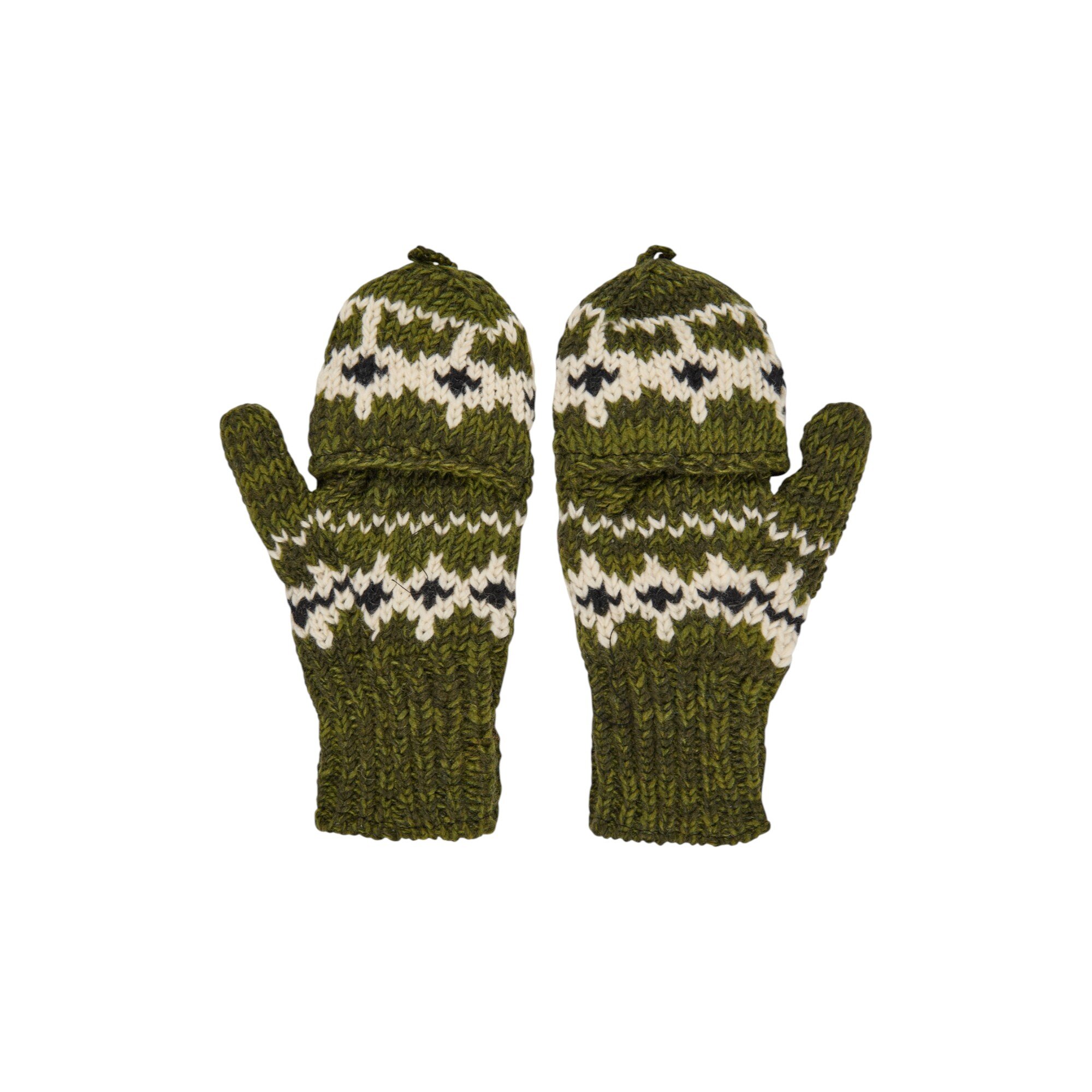 THC Klapphandschuhe 607 Norweger grün