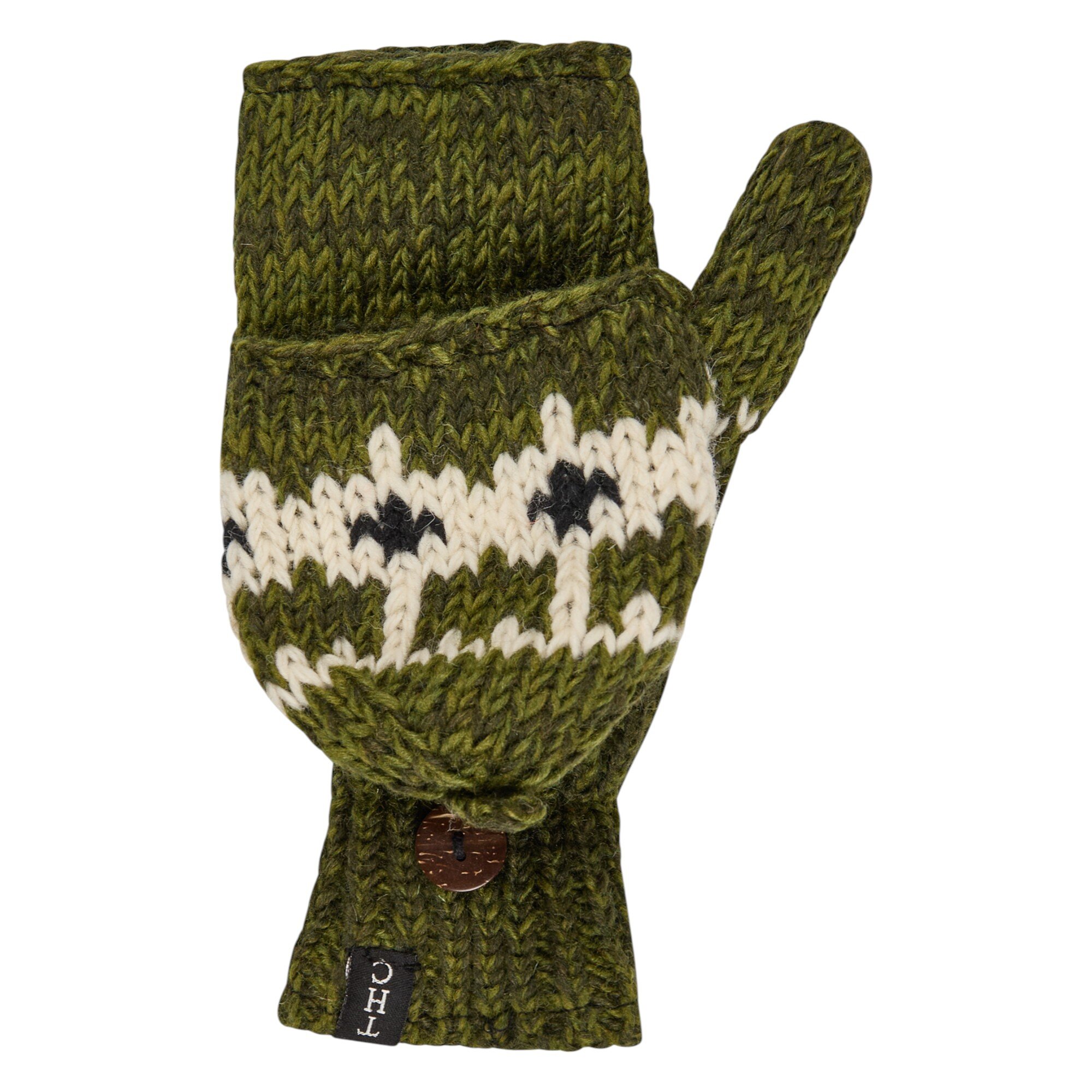 THC Klapphandschuhe 607 Norweger grün 3