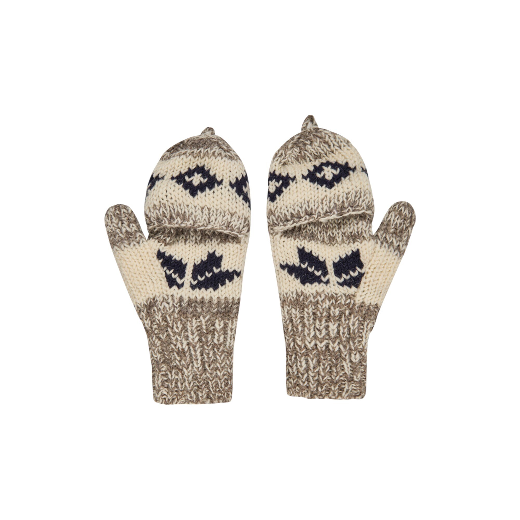 THC Klapphandschuhe 609 Norweger grau