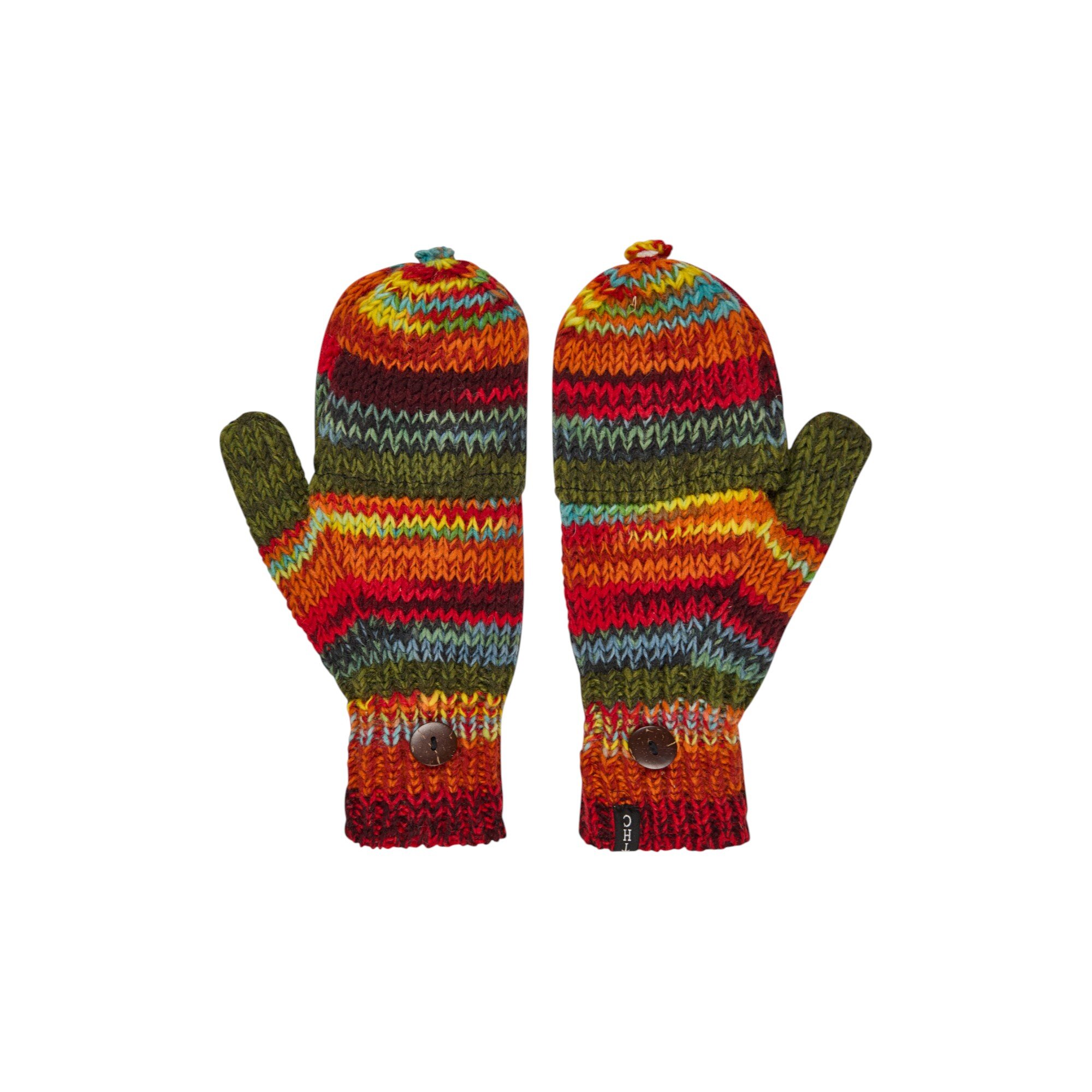 THC Klapphandschuhe 616 bunt