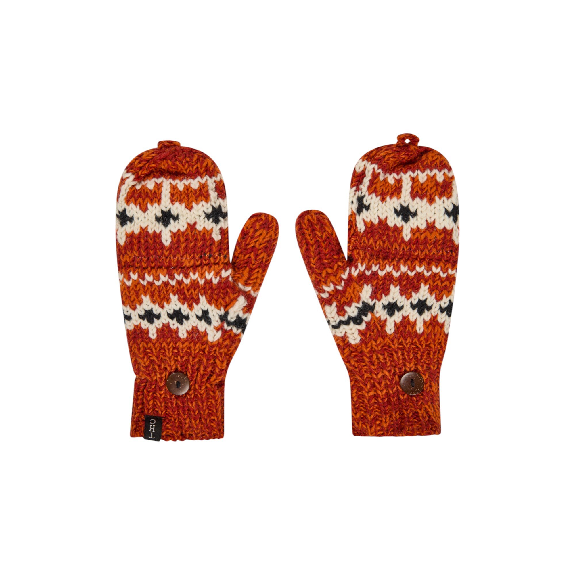 THC Klapphandschuhe 619 Norweger orange