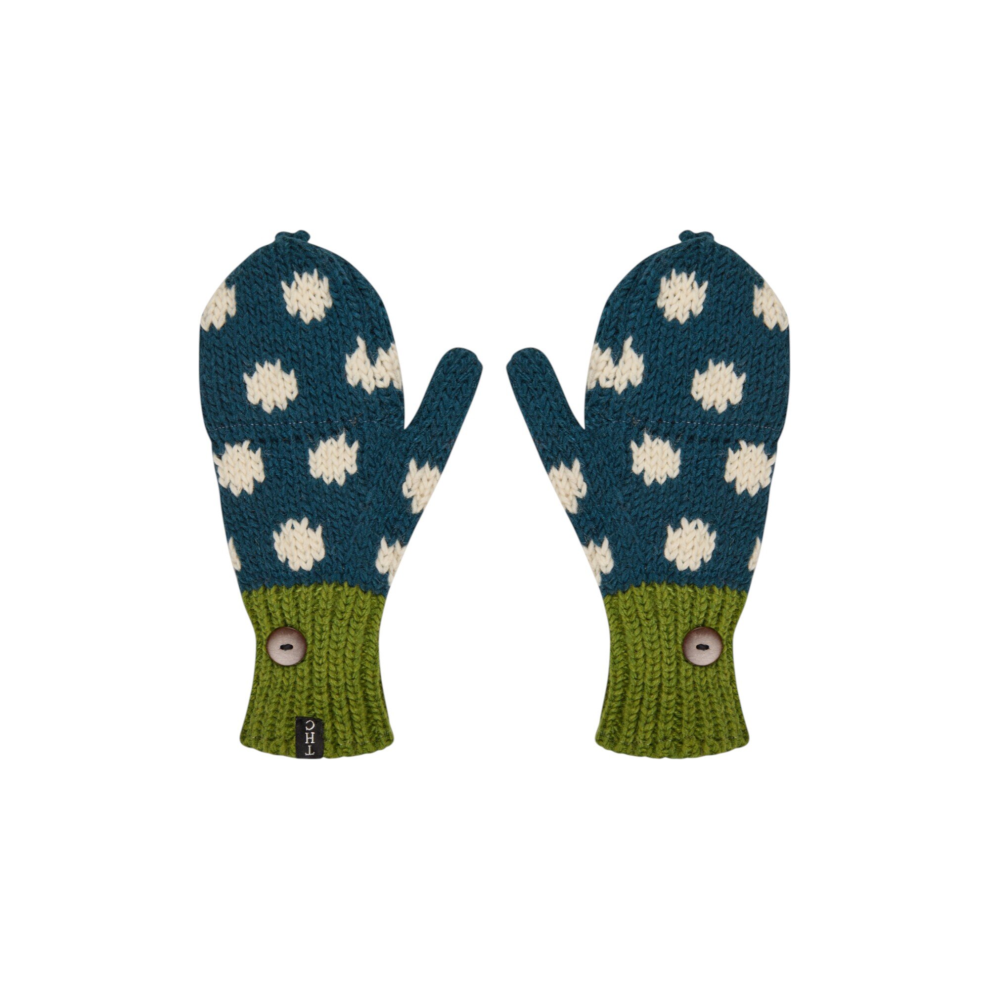 THC Klapphandschuhe 842 gepunktet