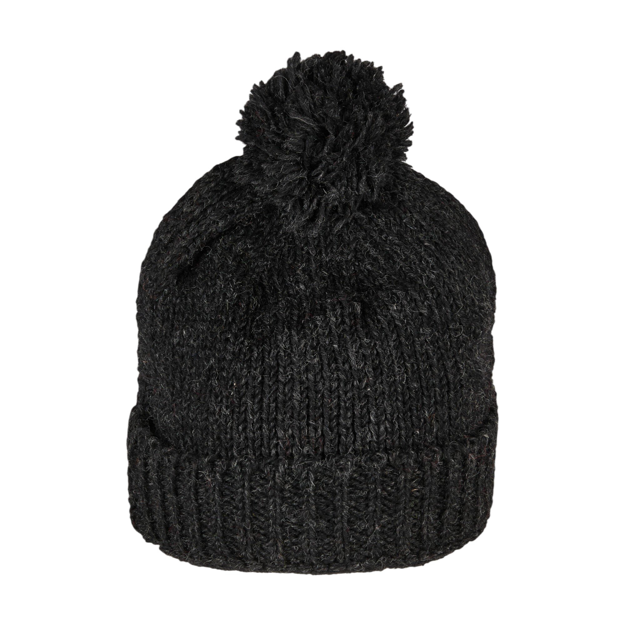 THC Schafwoll Pudelmütze 509 anthrazit 3