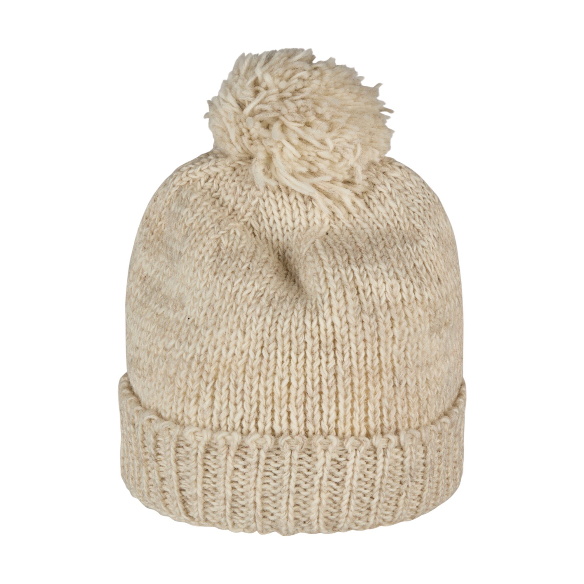 THC Schafwoll Pudelmütze 713 weiß 3