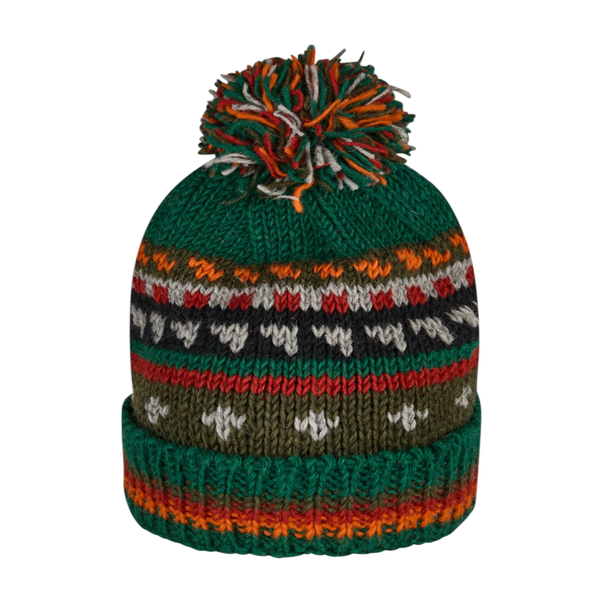 THC Schafwoll Pudelmütze 800 bunt 3