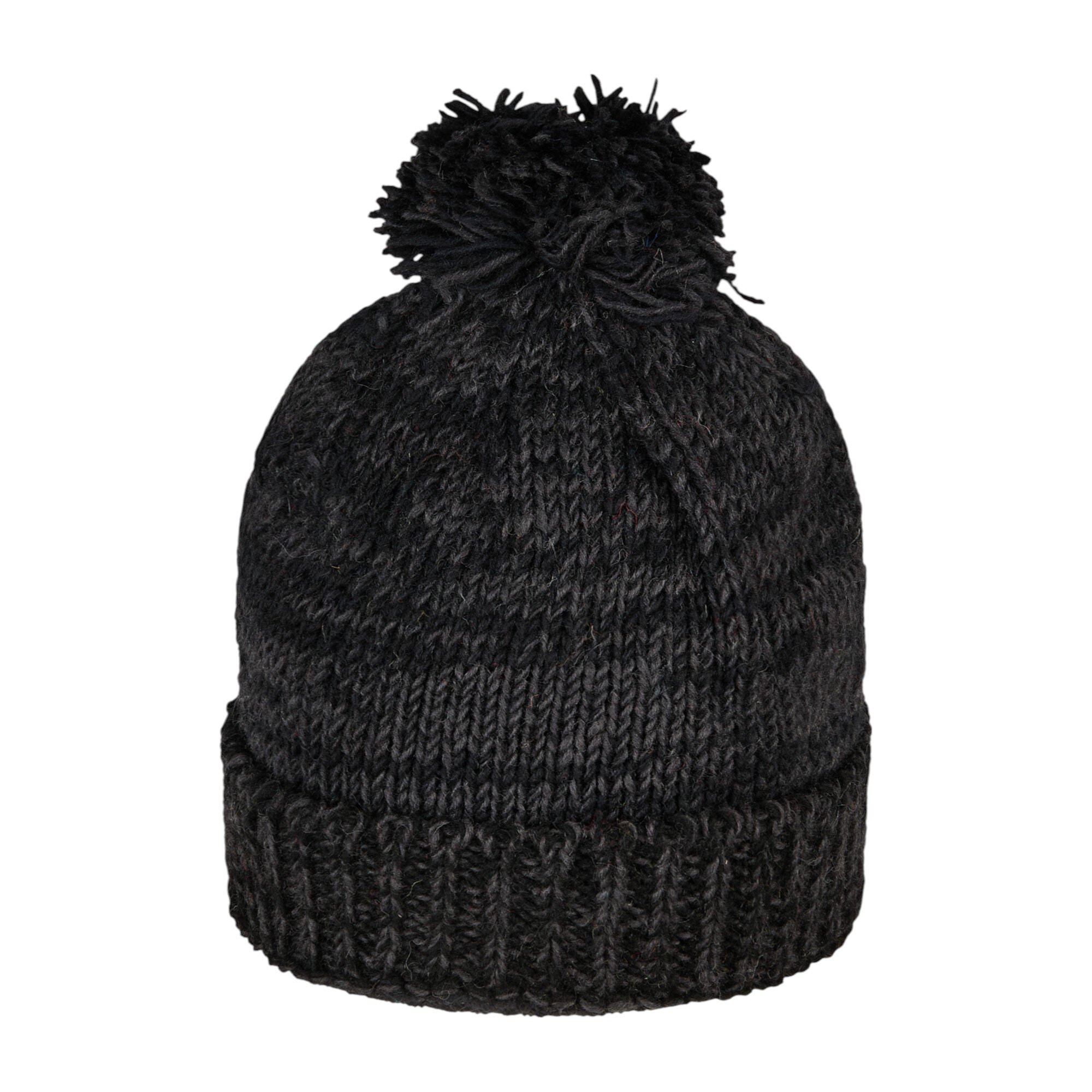 THC Schafwoll Pudelmütze 809 anthrazit 3