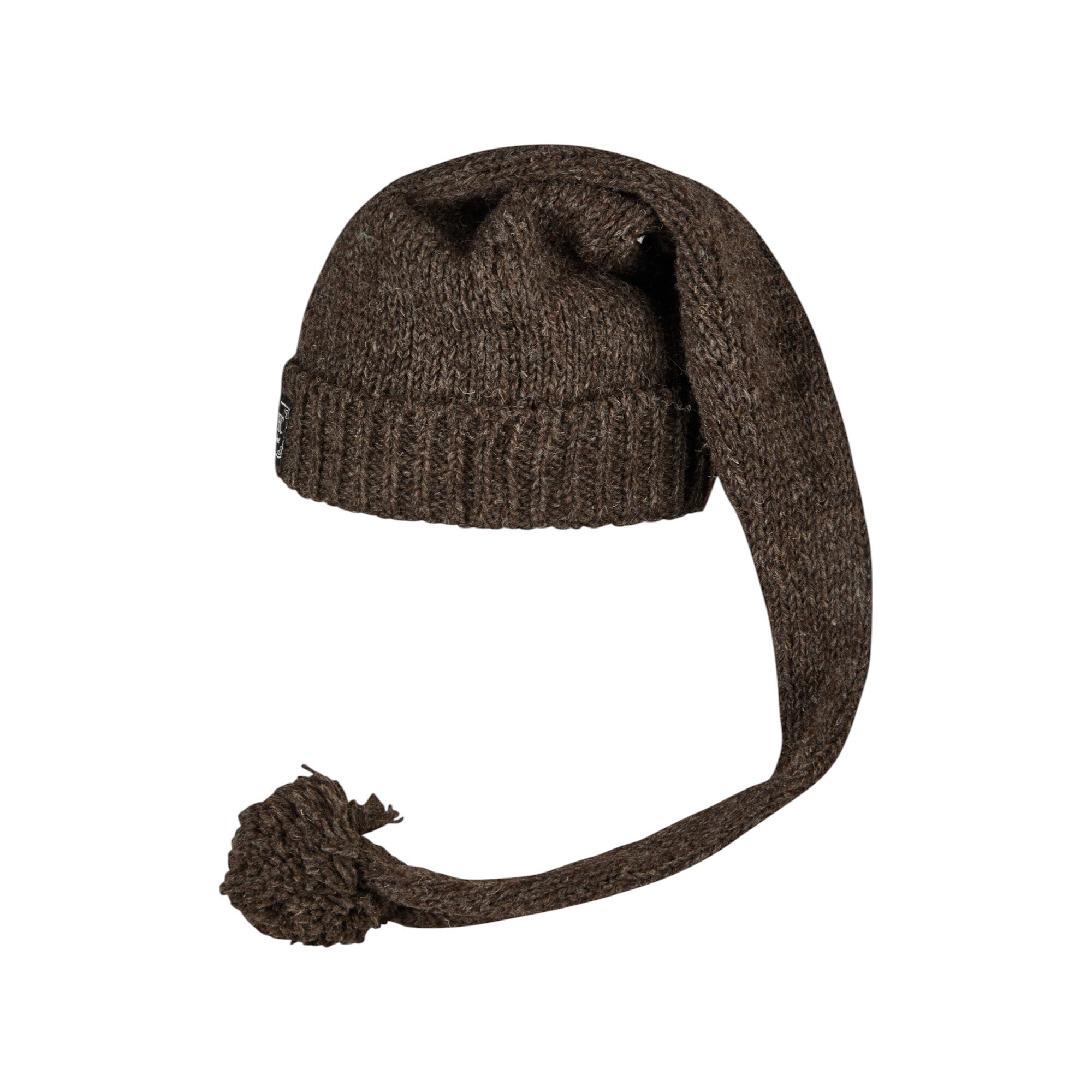 THC Schafwoll Zipfelmütze 506 braun