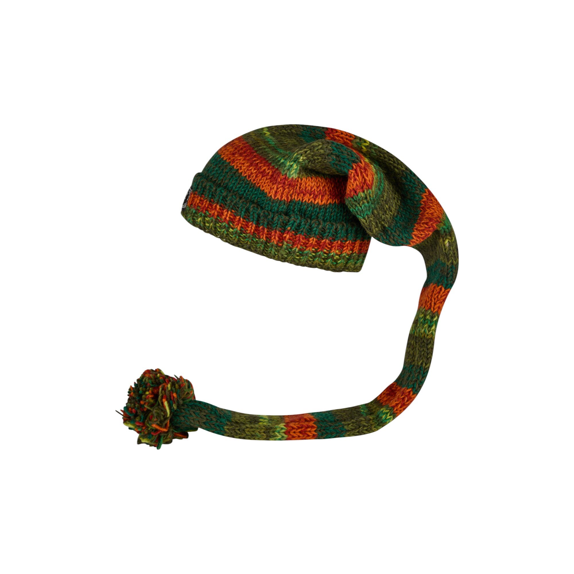 THC Schafwoll Zipfelmütze 804 grün