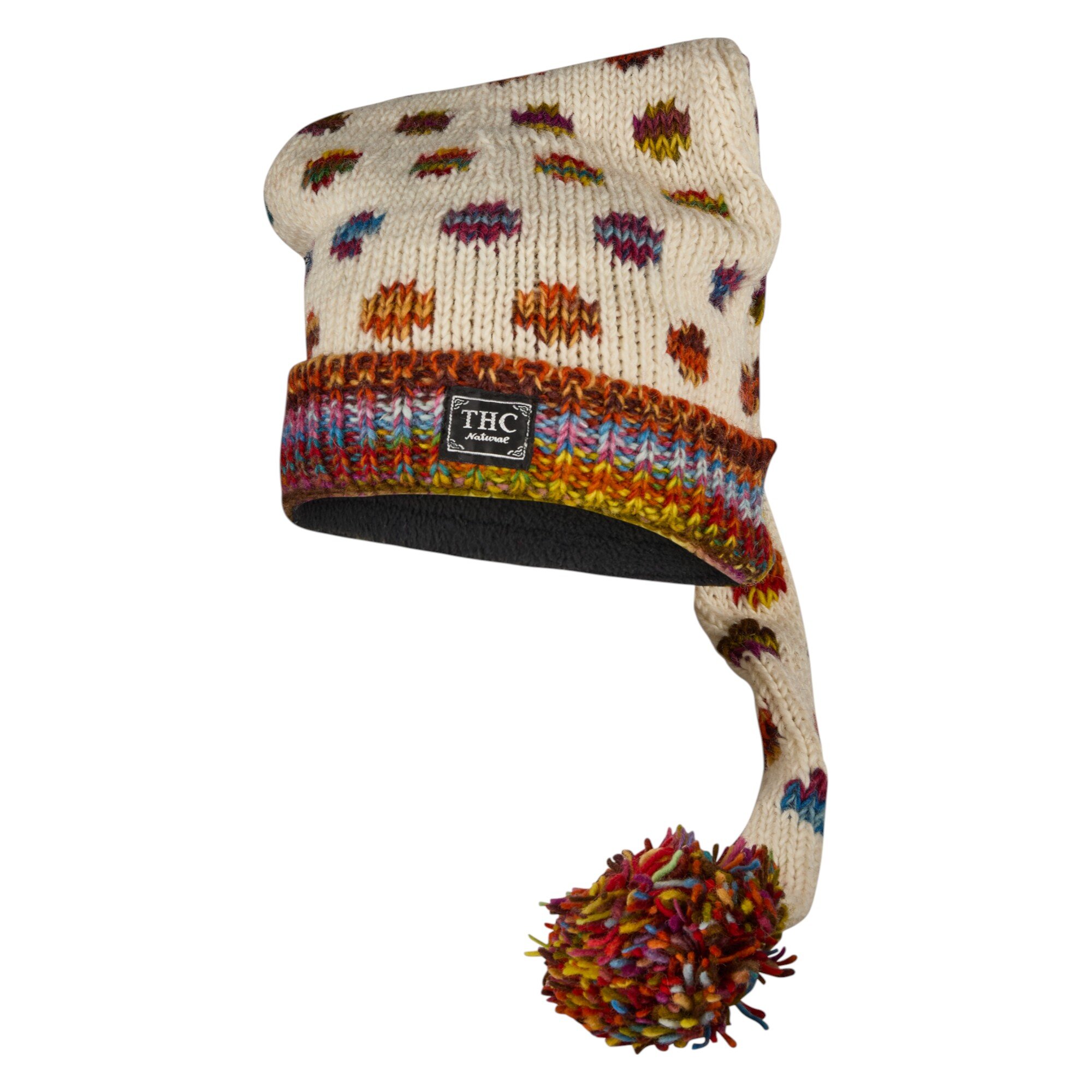 THC Schafwoll Zipfelmütze 840 gepunktet