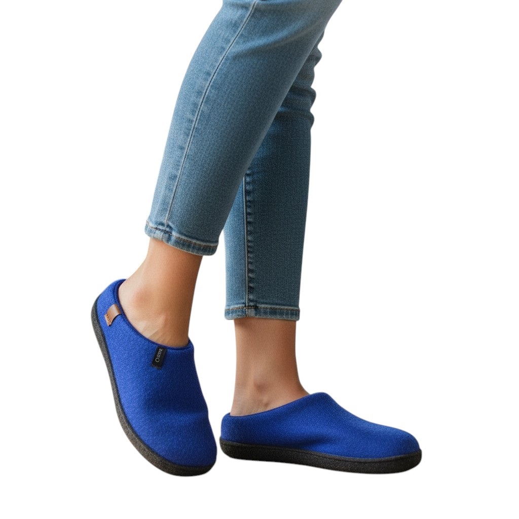 THC Pantoffel Slipper blau 5
