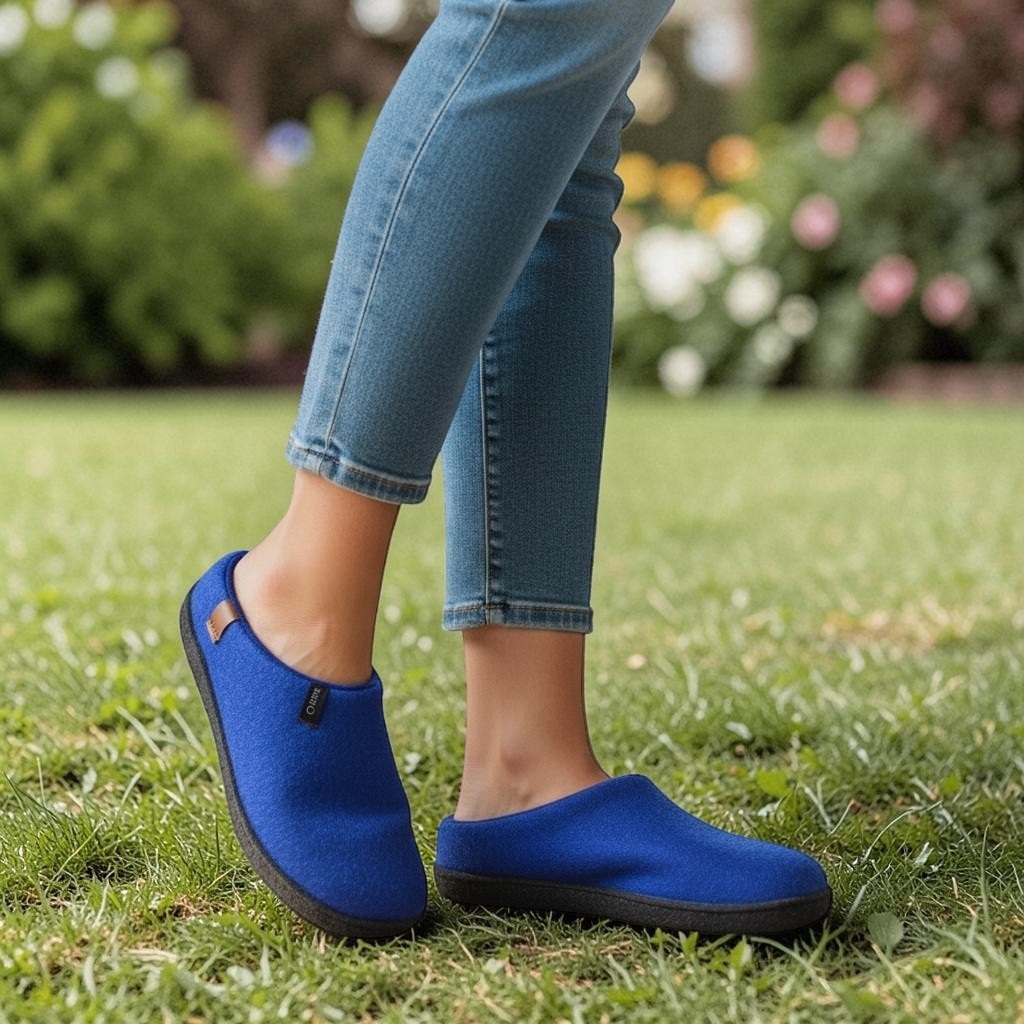 THC Pantoffel Slipper blau 7